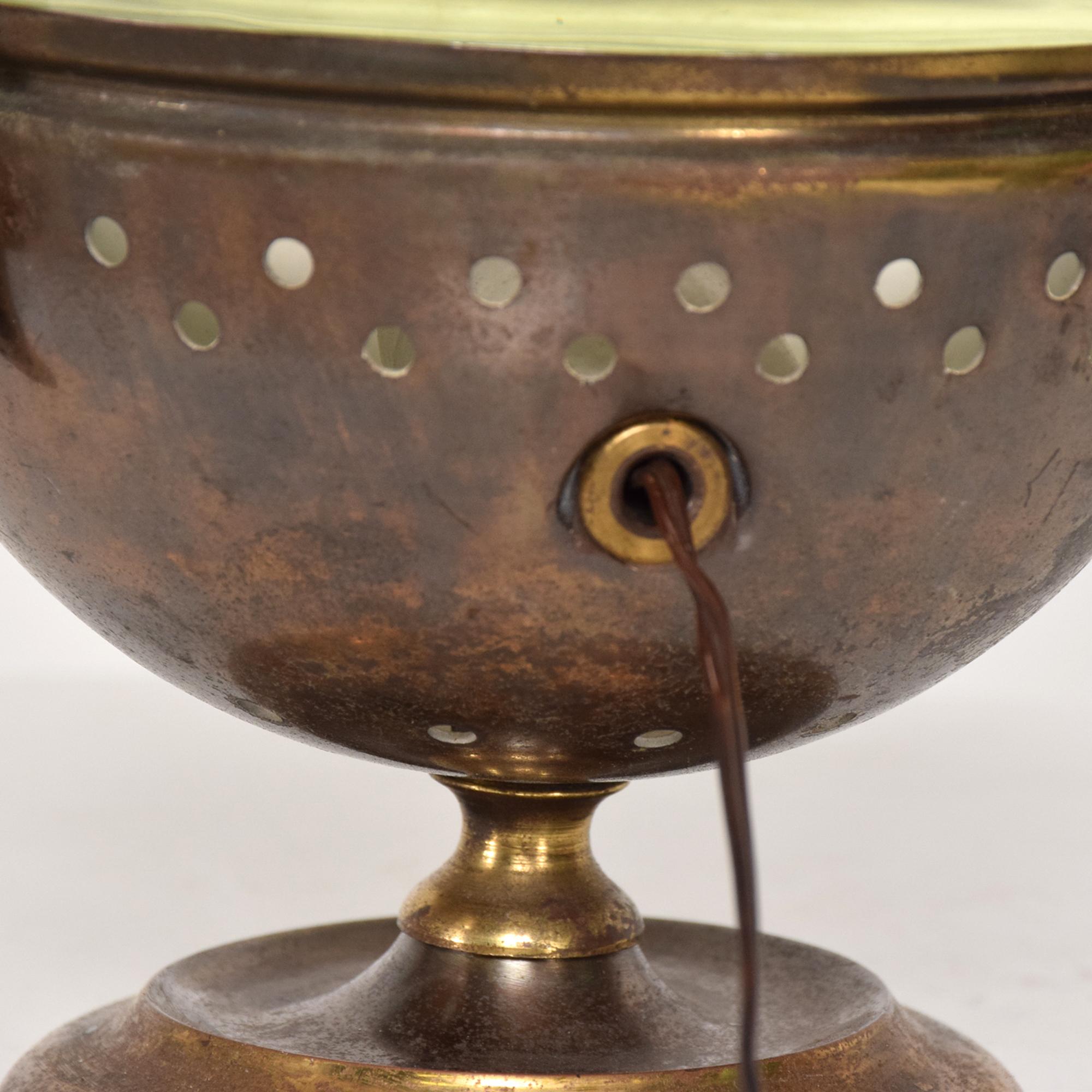 Italian Table Lamp Urn Shape Ponti Style Mid-Century Modern 1