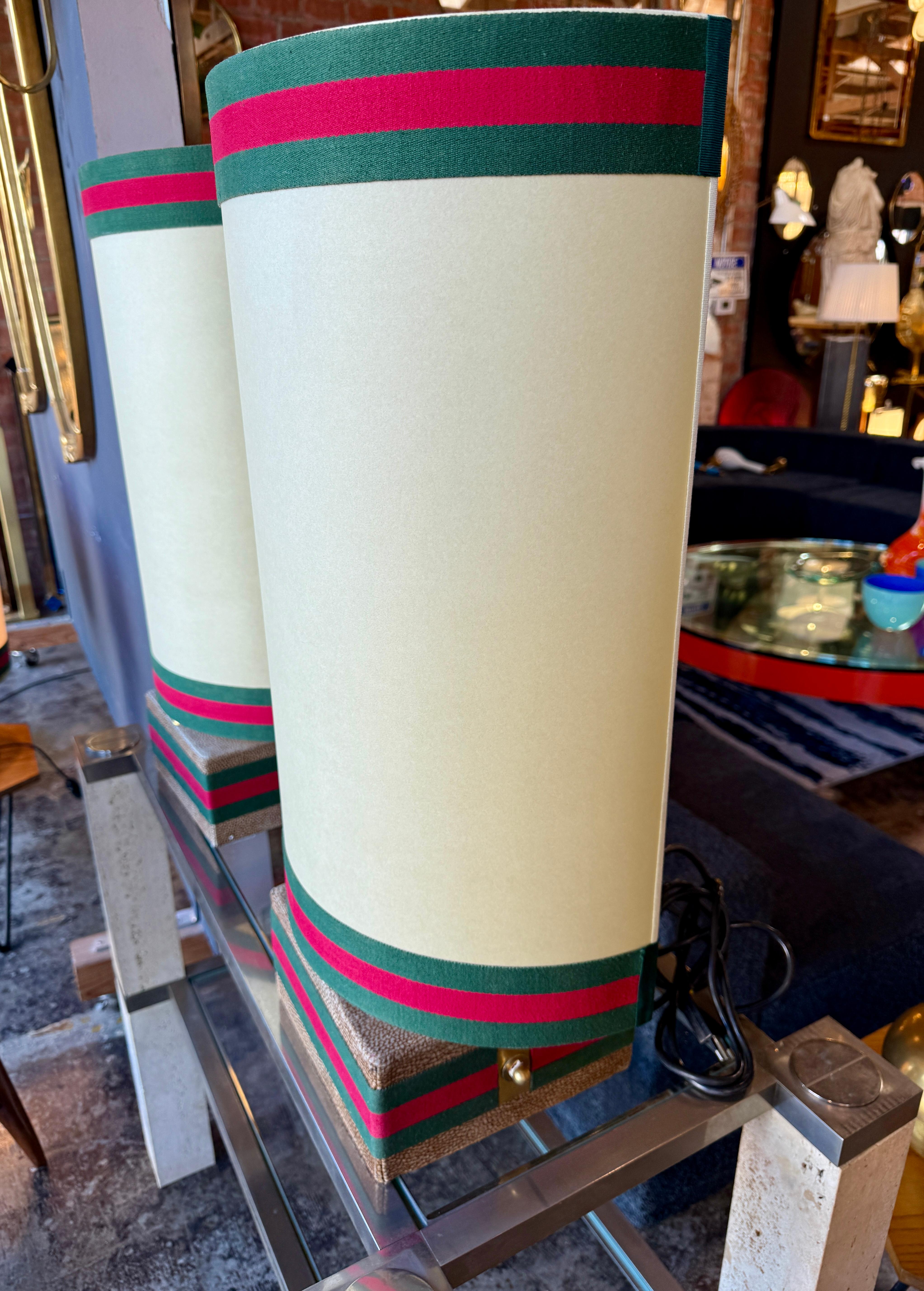 Italienische Tischlampen aus der Kollektion von Rossi di Albizate, entworfen von Carlo Bart im Angebot 1