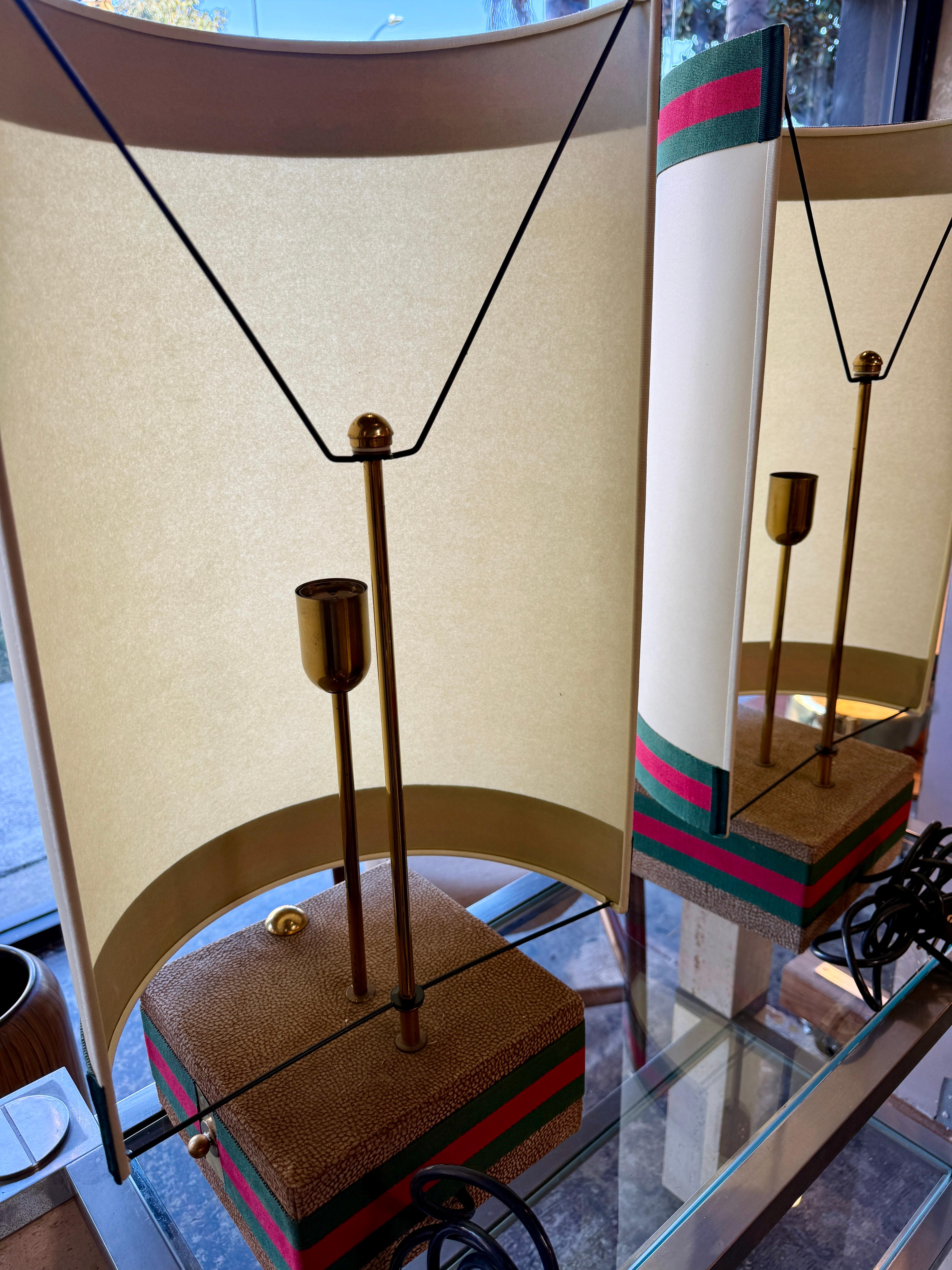 Italienische Tischlampen aus der Kollektion von Rossi di Albizate, entworfen von Carlo Bart im Angebot 3