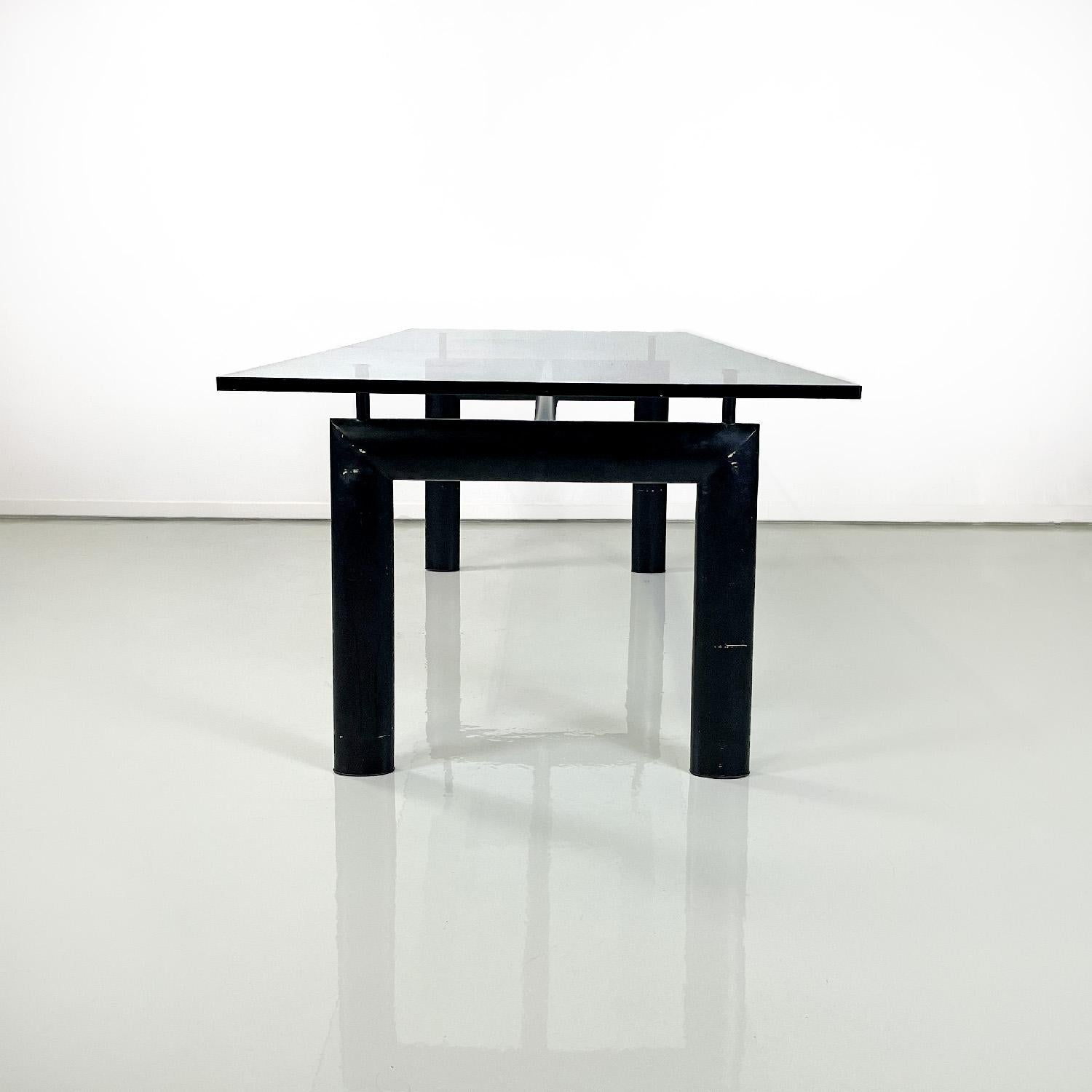 Modern Italian table LC6 by Le Corbusier, Jeanneret and Perriand for Cassina, 1980s For Sale