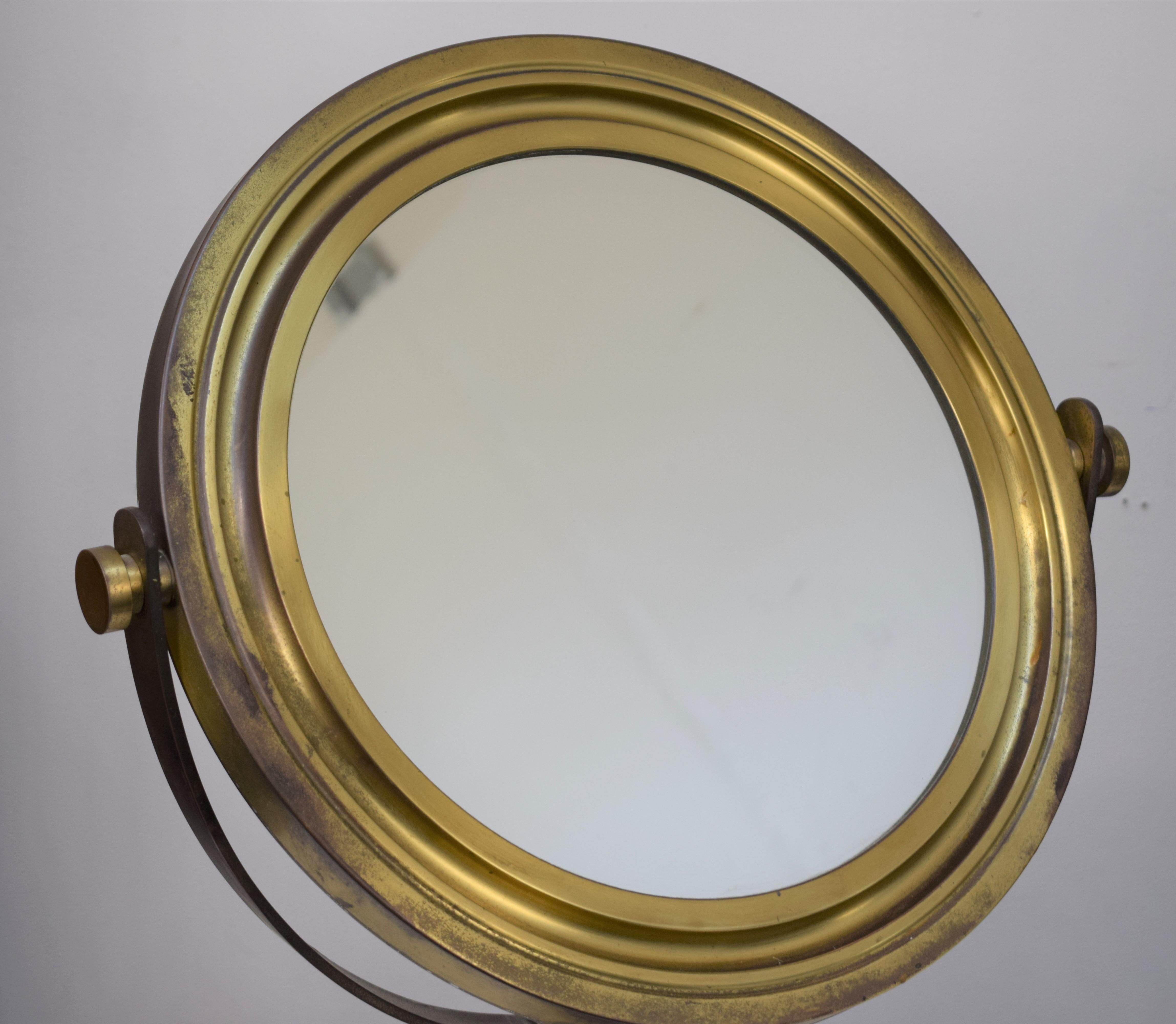 Mid-Century Modern Italian Table Mirror 