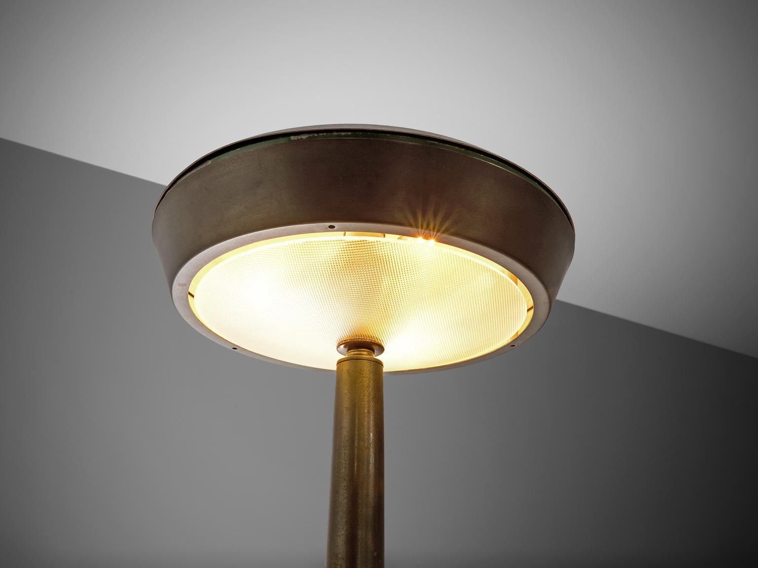 Mid-Century Modern Italian Table Polished Brass Table Lamp