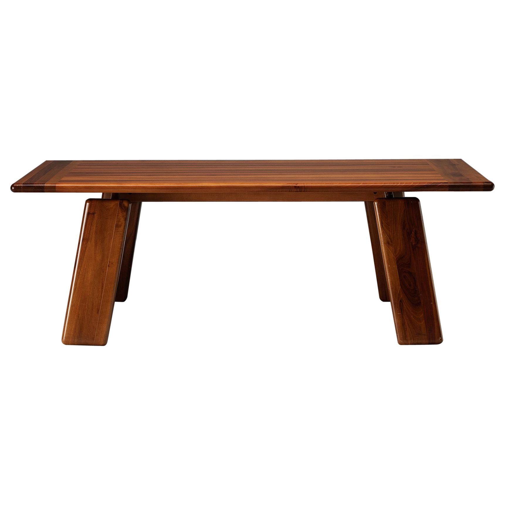 Italian Table Sapporo for Mobil Girgi in Walnut, 1970s