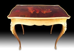 Italian Table Signed 19th Century