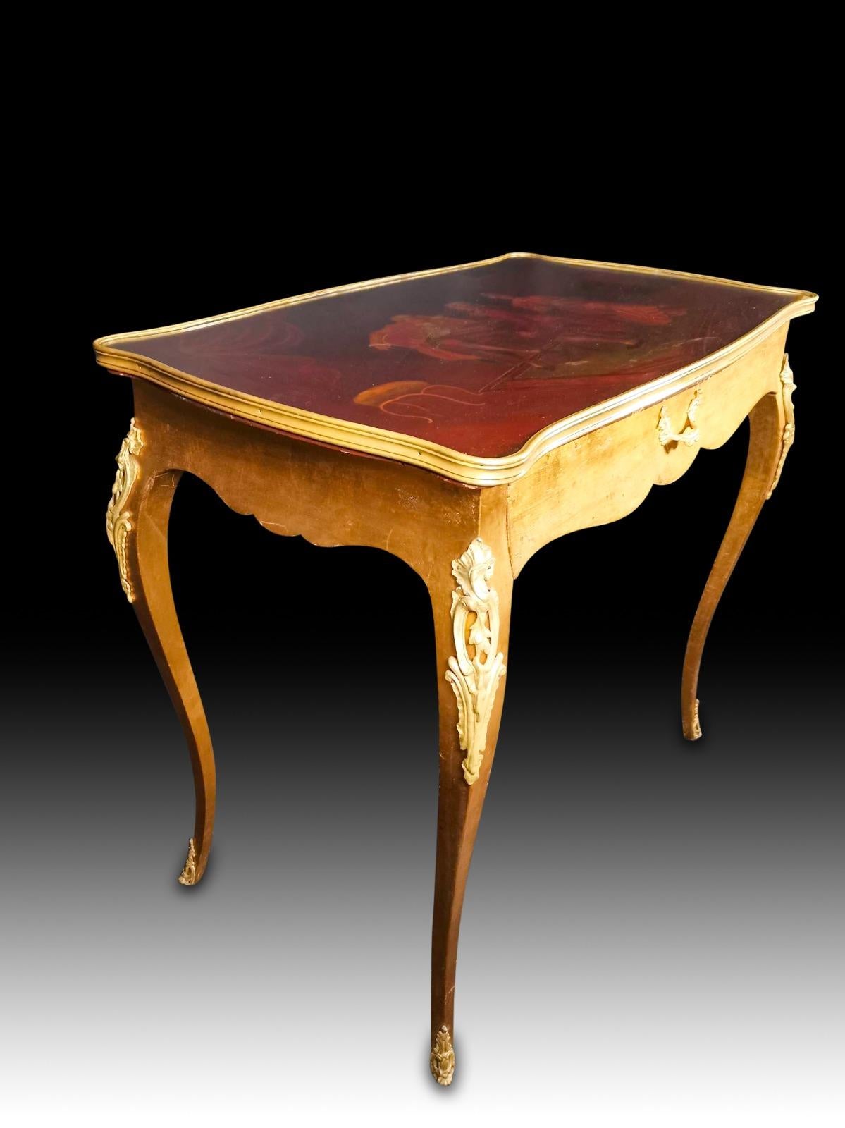 Fait main Table italienne signée du 19ème siècle en vente