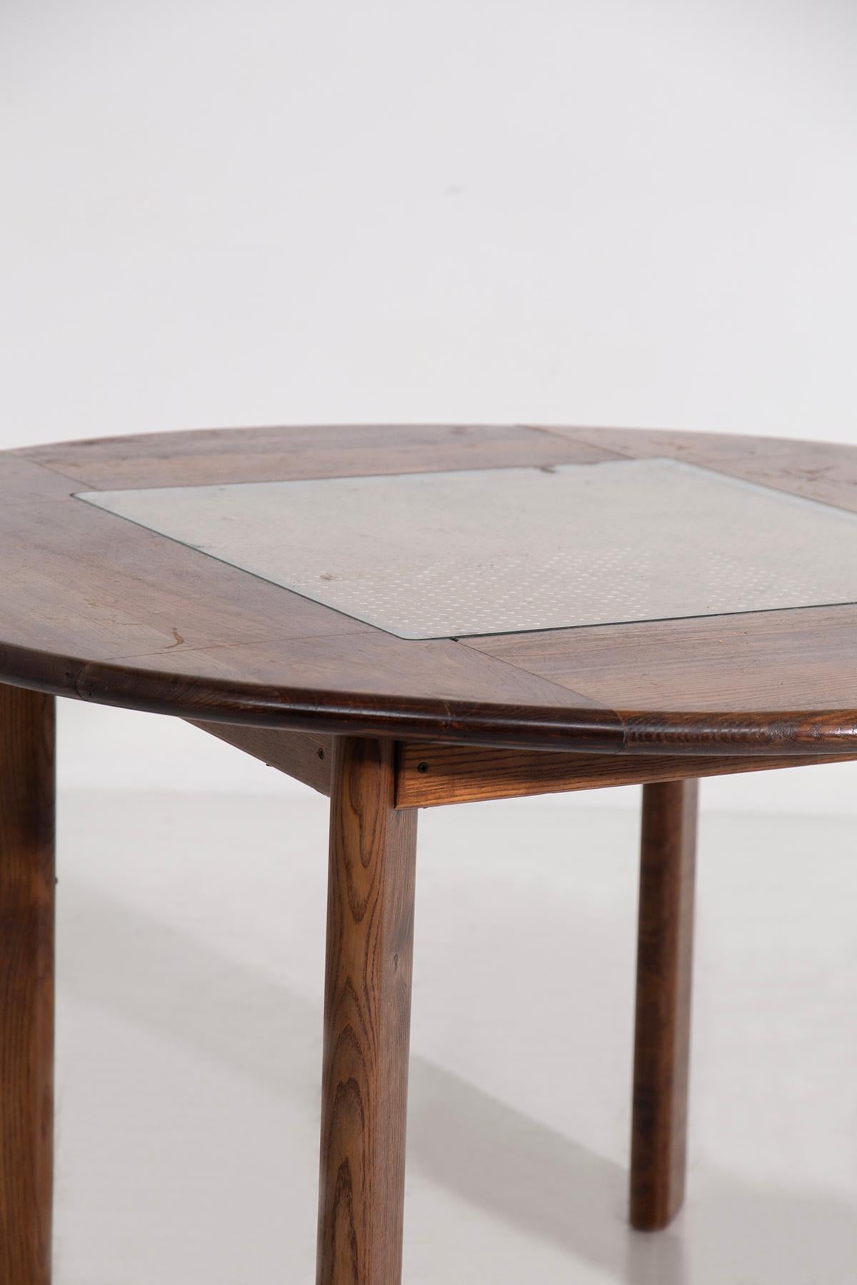 Mid-Century Modern Table italienne Vienna Straw en vente