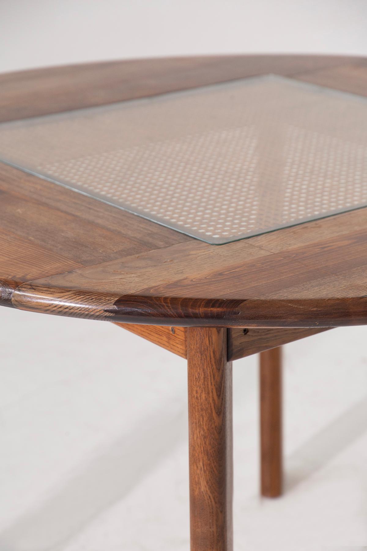 Mid-20th Century Table italienne Vienna Straw en vente