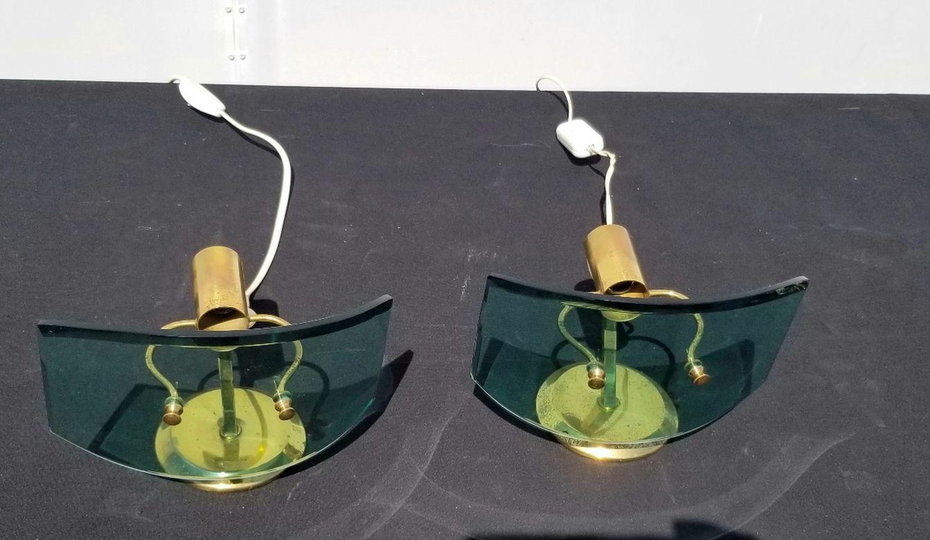 Italian Tale Lamps Attributed to Max Ingrand In Good Condition For Sale In Los Angeles, CA