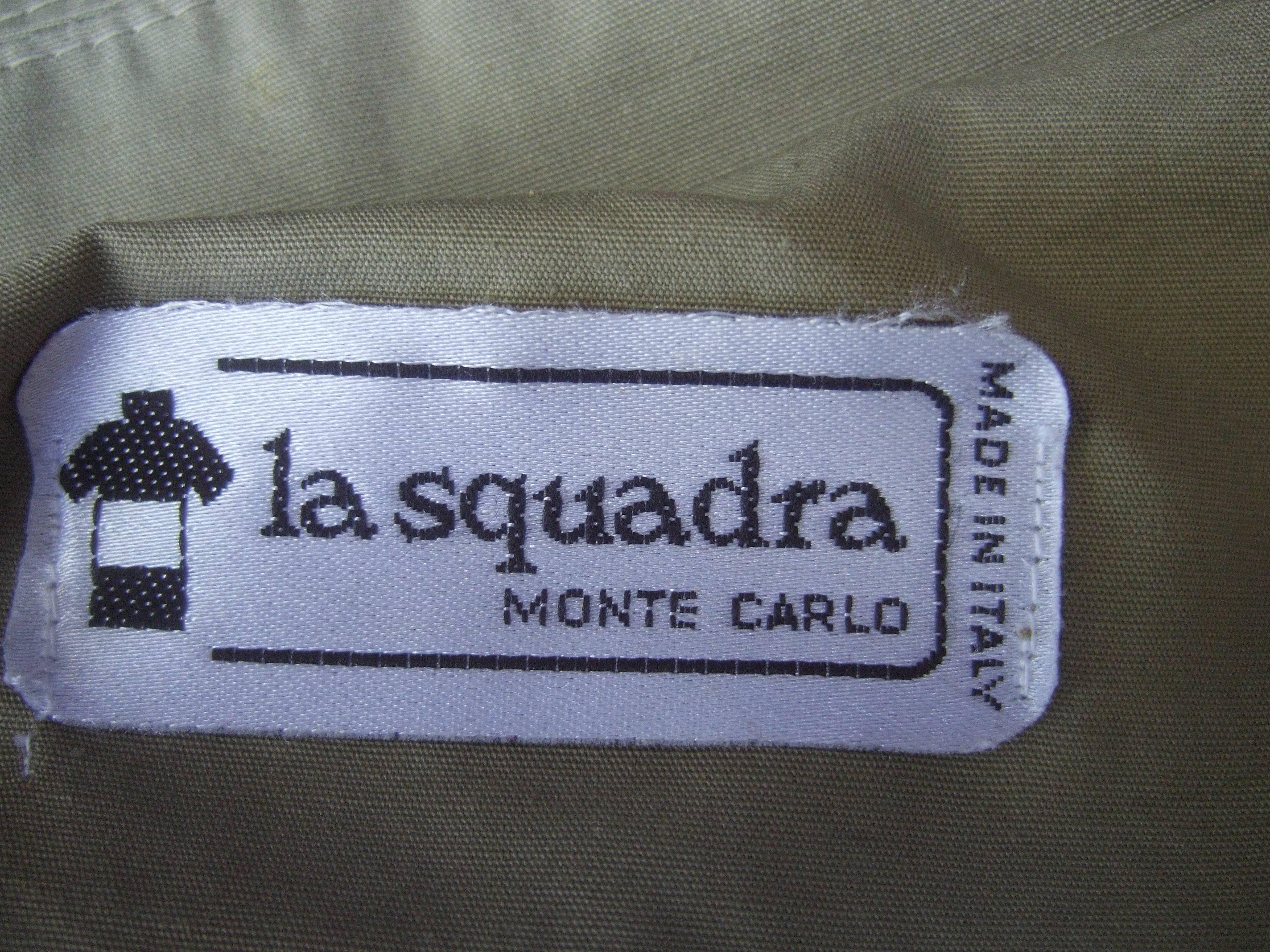 Italienische italienische Sportjacke aus hellbrauner Khaki-Baumwolle, entworfen von La Squadra, ca. 1970er Jahre im Angebot 7
