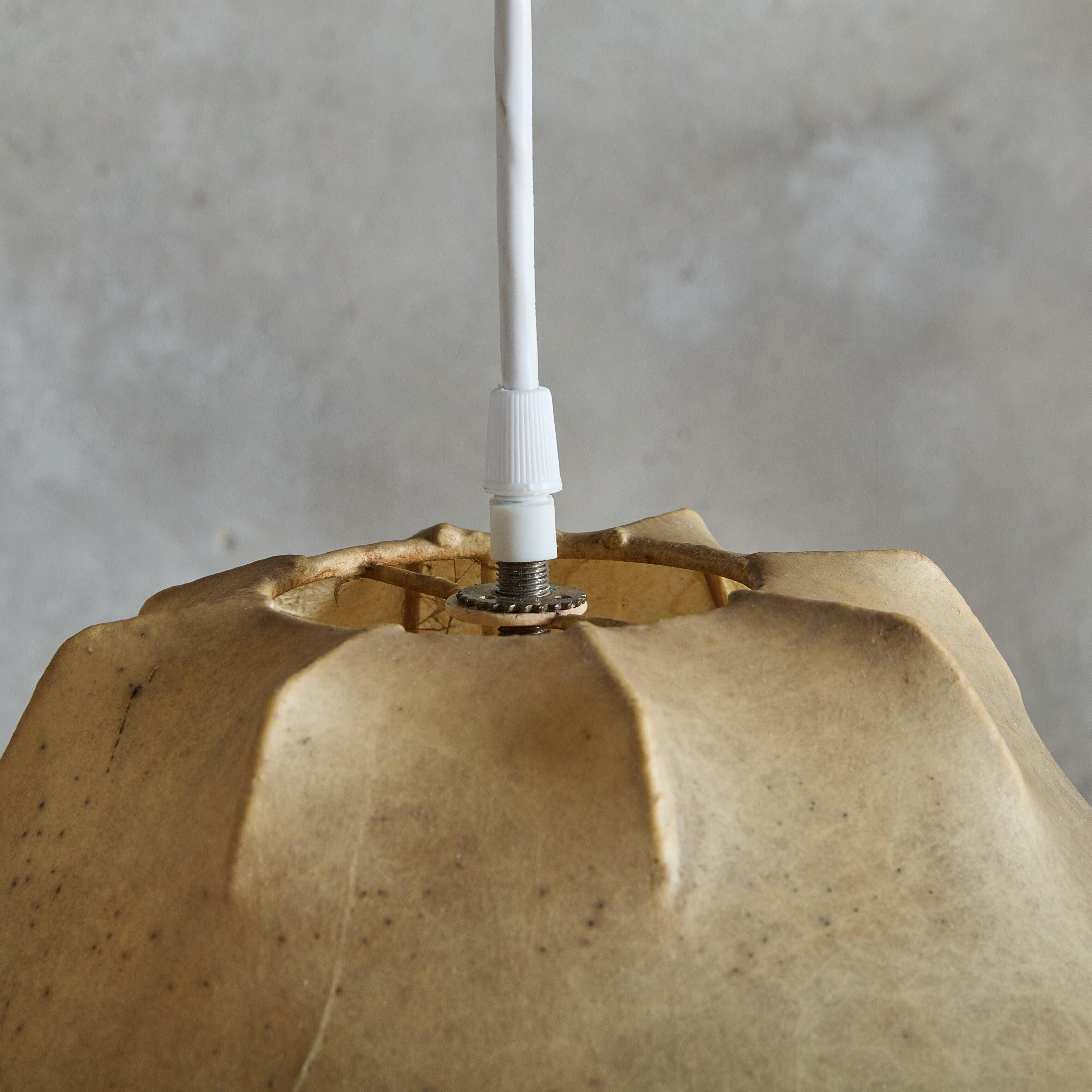 Italienische Cocoon-Pendelleuchte „Taraxacum“ von Achille & Pier Giacomo Castiglioni im Angebot 2