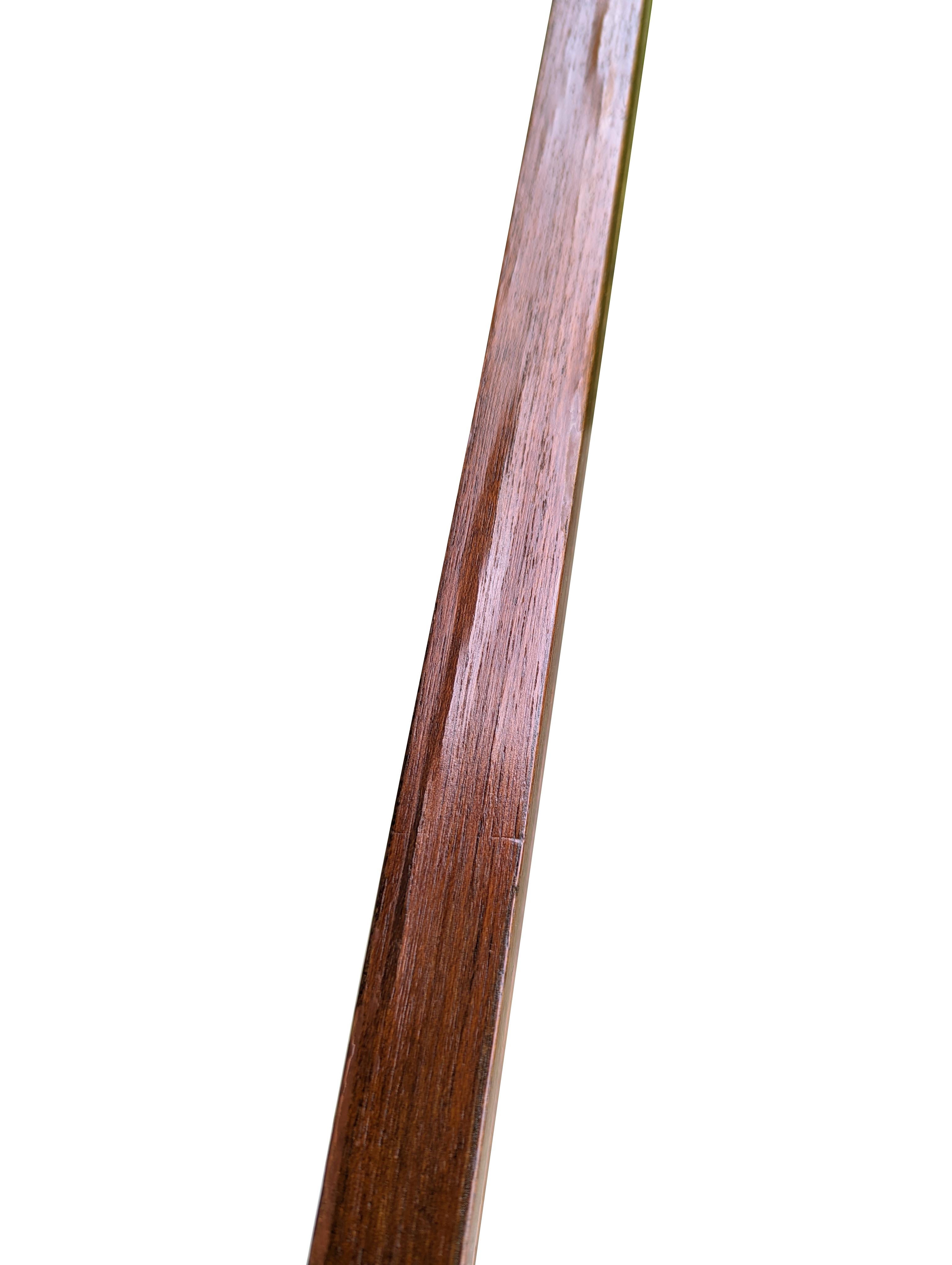 Italienisches Teakholz, schwarzes Metall und Messing Midcentury Bücherregale Raumtrenner im Angebot 4