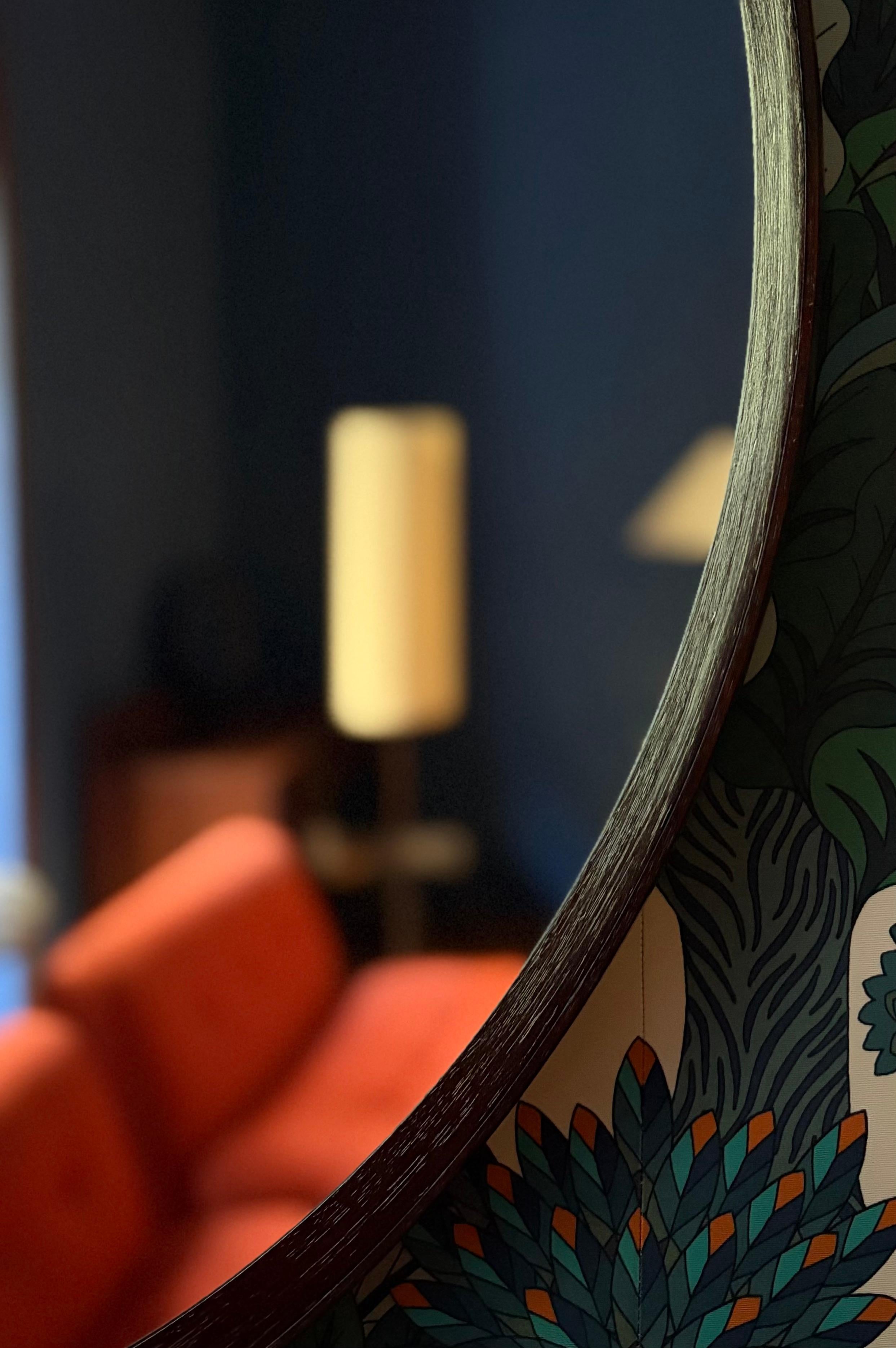 Specchio in teak italiano In condizioni discrete in vendita a MADRID, ES