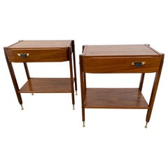 Italian Teak Nightstands