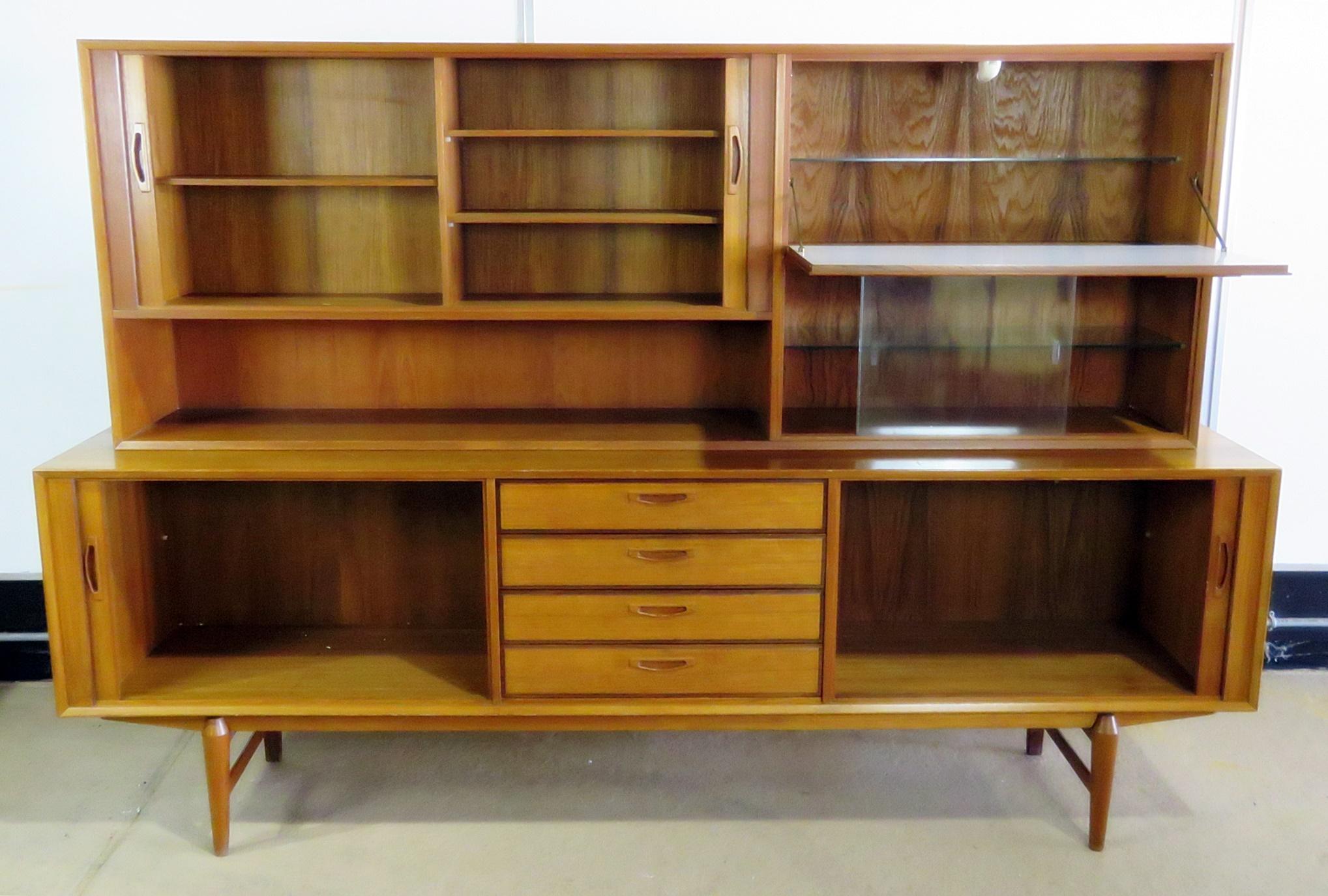 Italian Teak Sideboard or Credenza 4