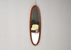 Specchio da parete in teak di Mac Arredamenti, Italia, 1950 circa