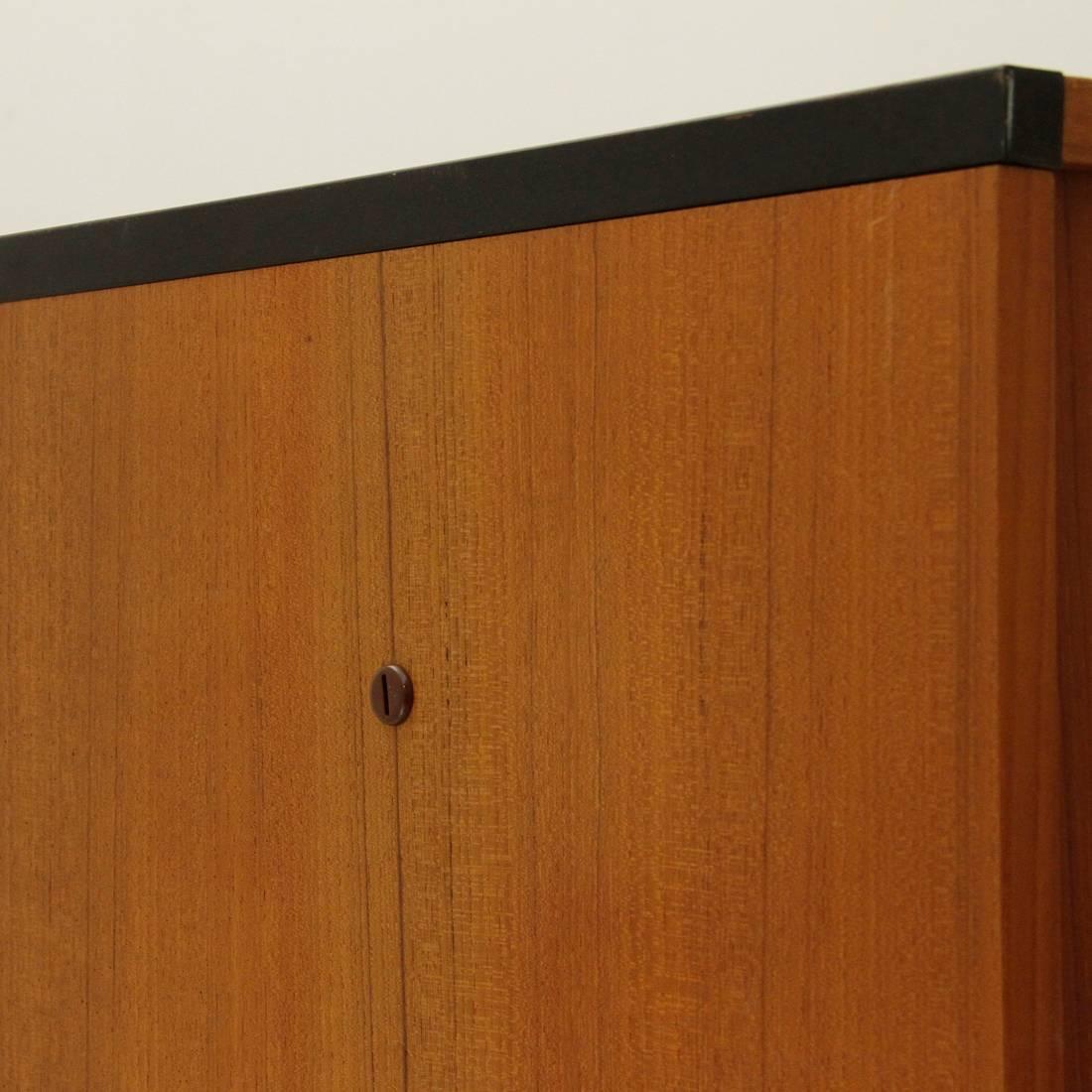 Italian Teak Wardrobe by AV Arredamenti Contemporanei, 1960s 1