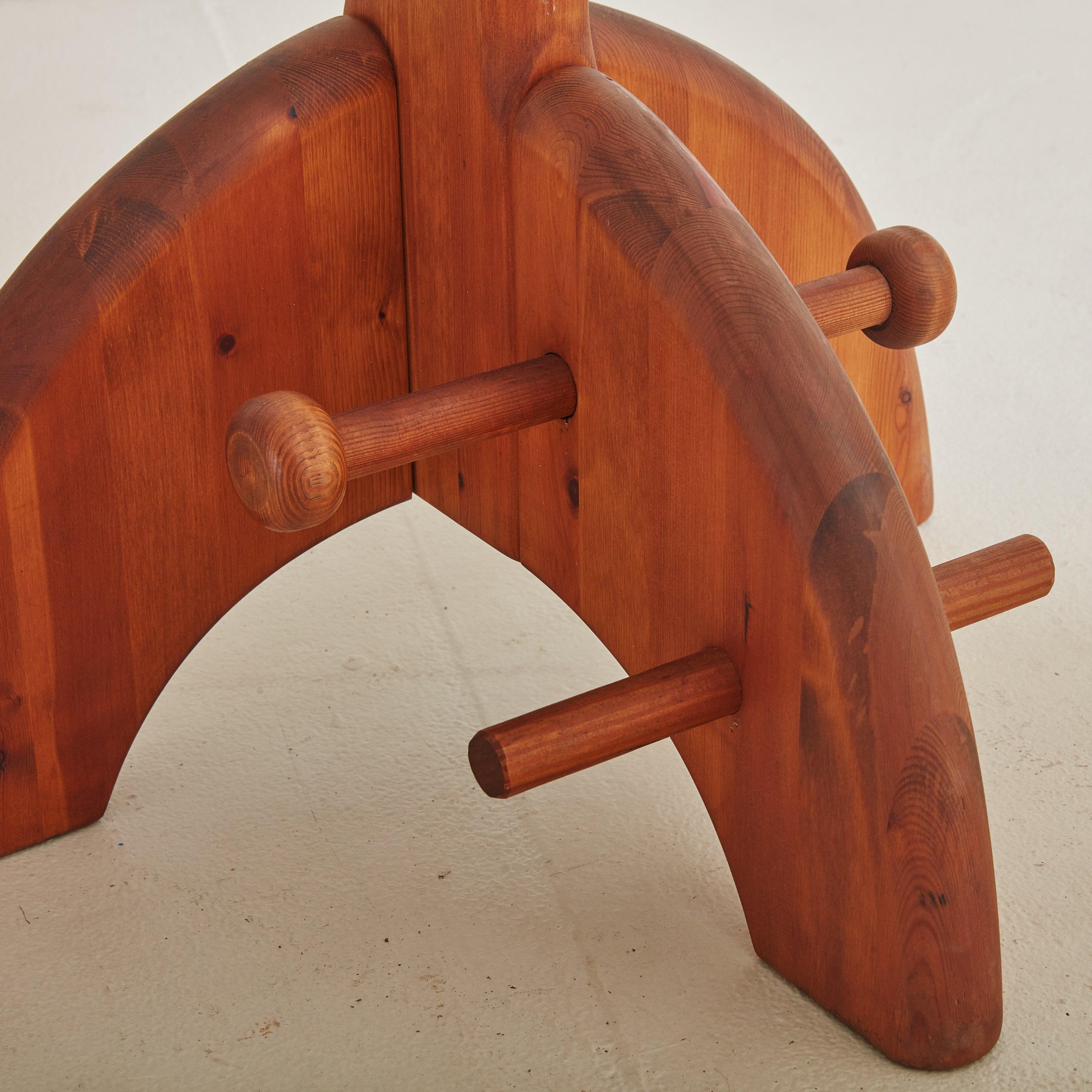 Italian Teak Wood Valet, 1960s For Sale 1