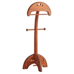 Italian Teak Wood Valet, 1960s