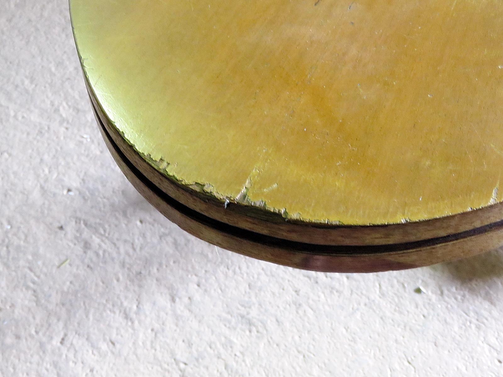 Mid-Century Modern Italian Oval Tecno Style Mid Century Modern Steel Dining Table