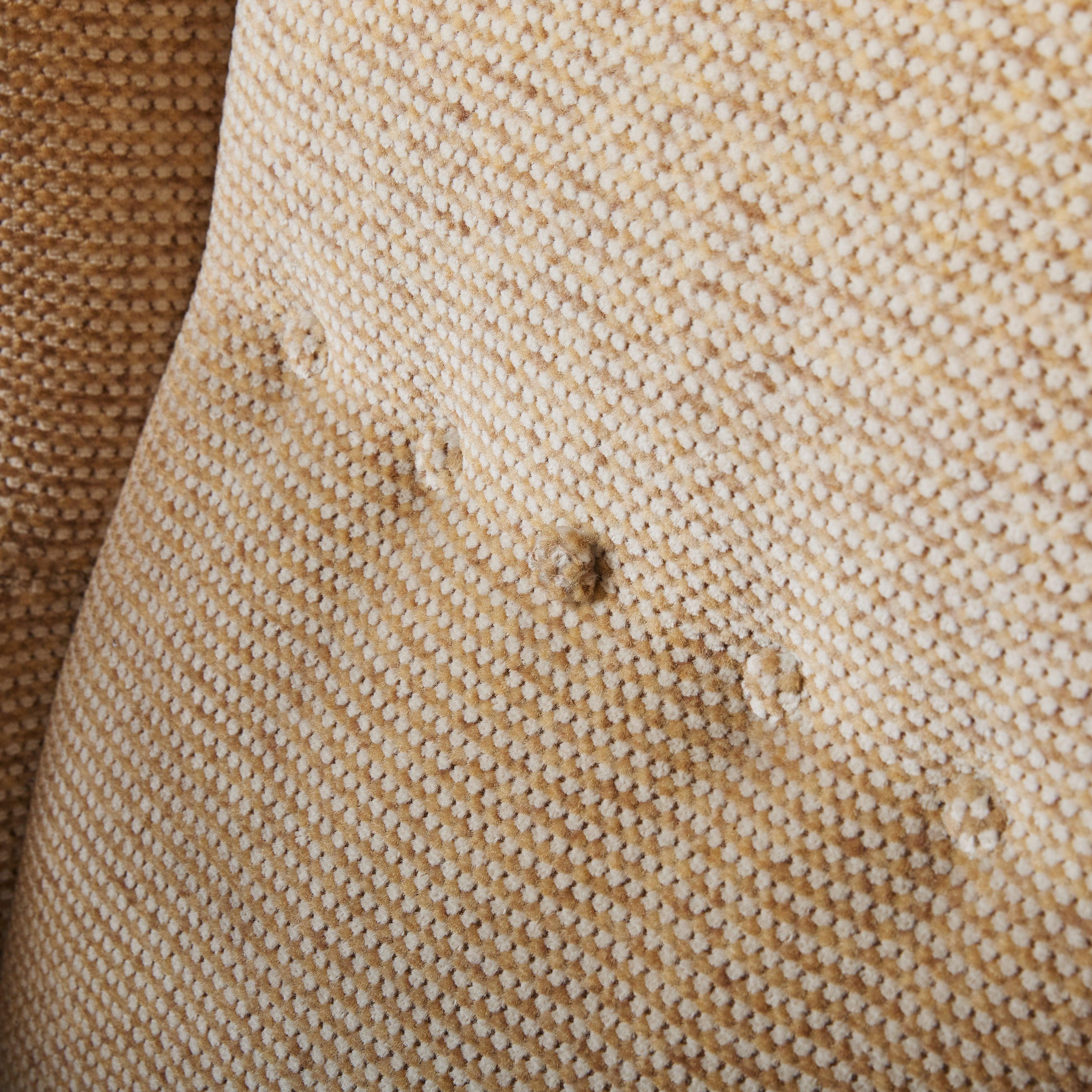 Upholstery Italian Teddy Wingback Armchair, 1960s For Sale