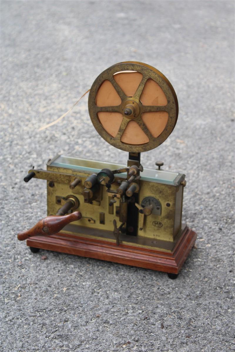 Italian Telegraph in Solid Brass, 1880 For Sale 13