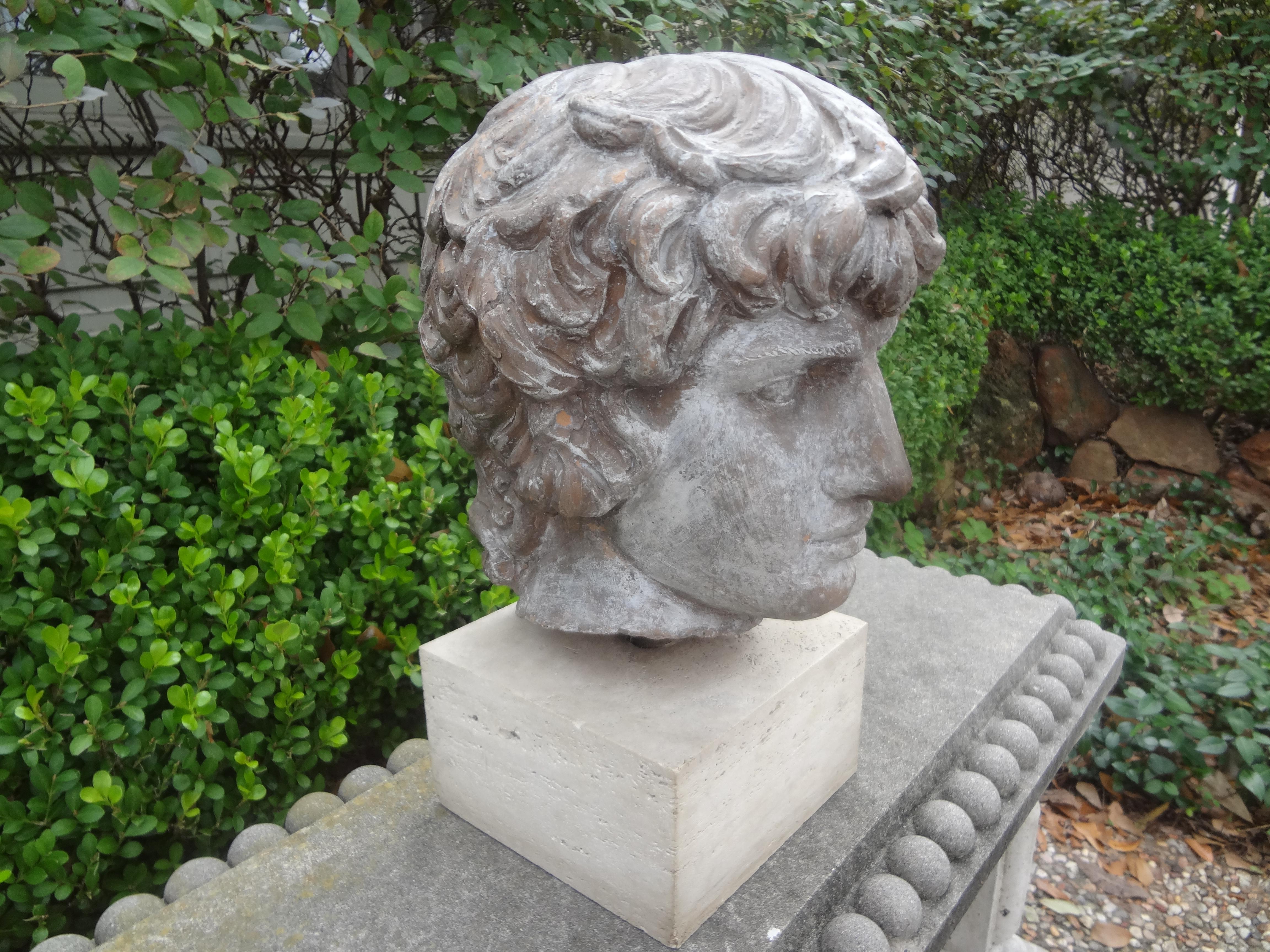 Italian Terracotta Bust of a Classical Roman 4