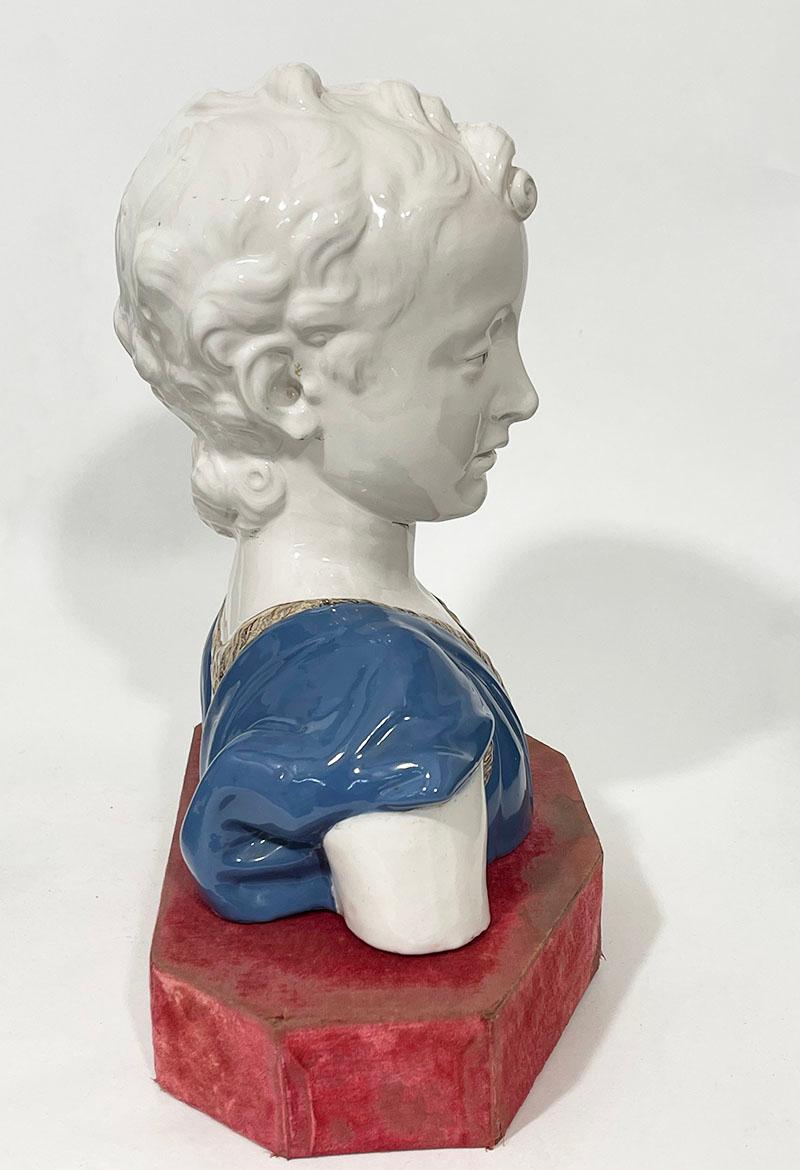 Busto in terracotta di Giovanni Battista, 1900 ca. in vendita 4