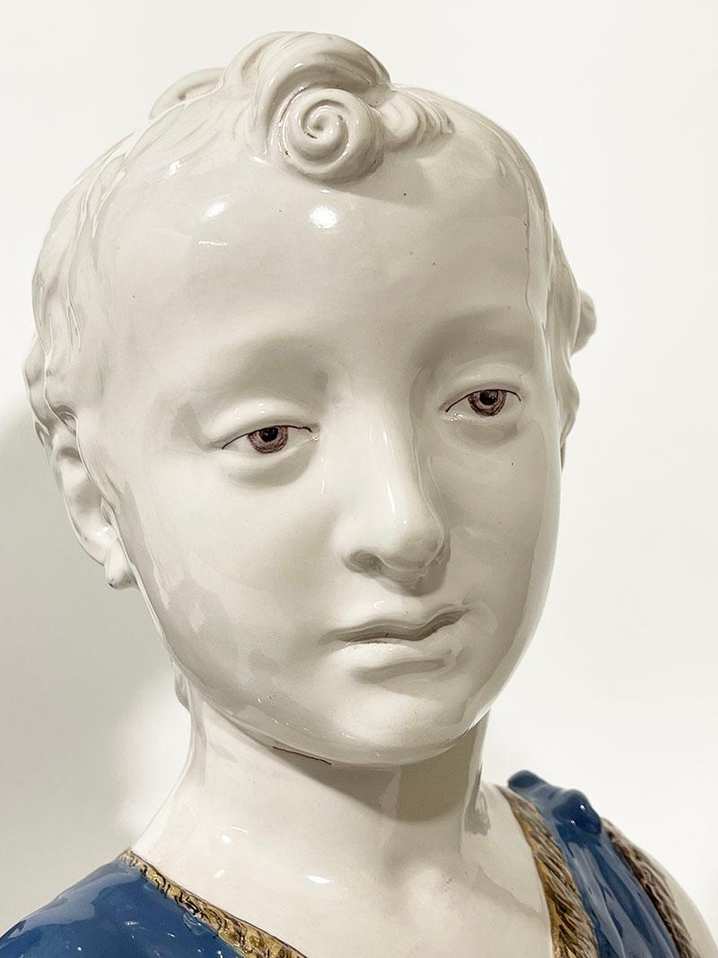 Busto in terracotta di Giovanni Battista, 1900 ca. in vendita 5