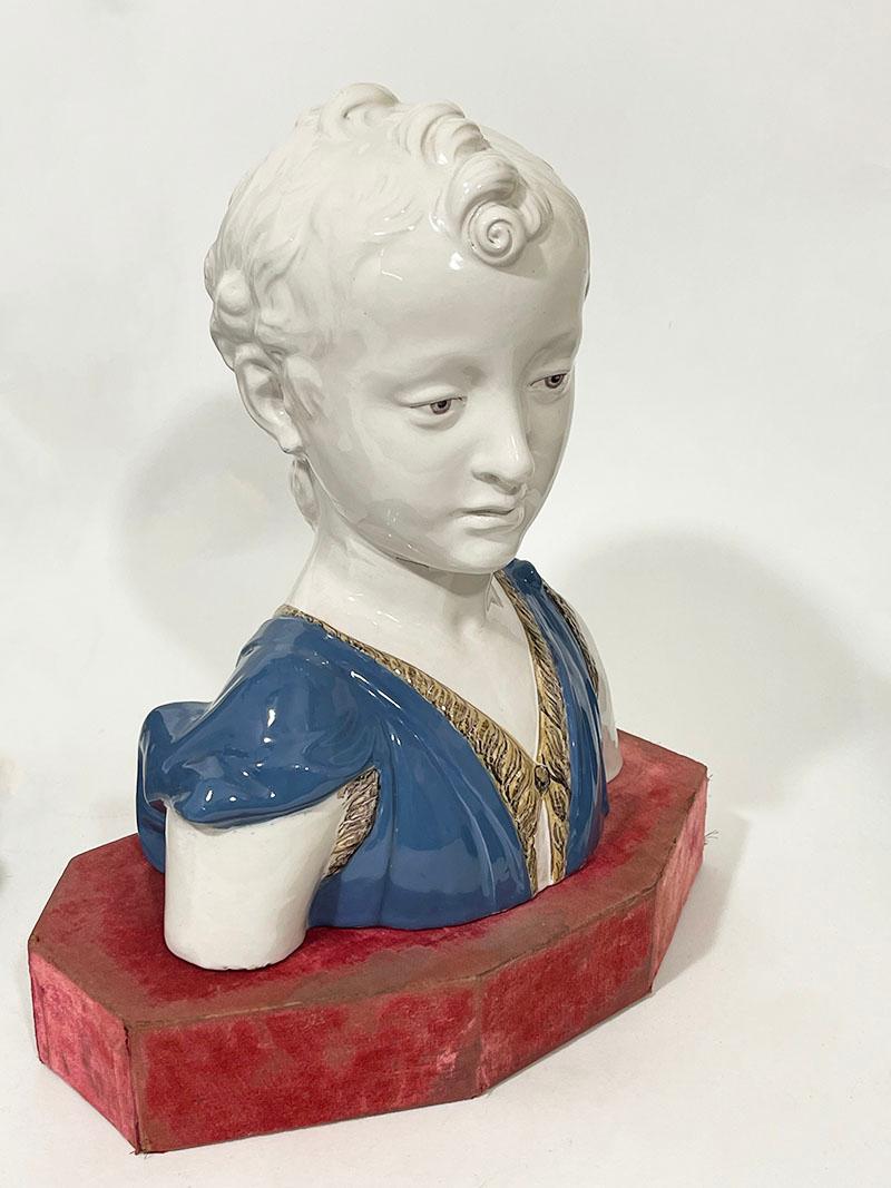 Busto in terracotta di Giovanni Battista, 1900 ca. in vendita 6