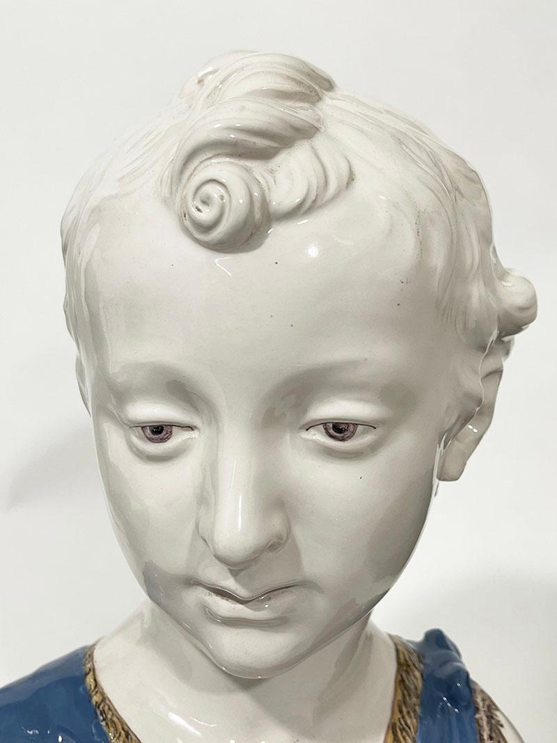 Busto in terracotta di Giovanni Battista, 1900 ca. in vendita 7