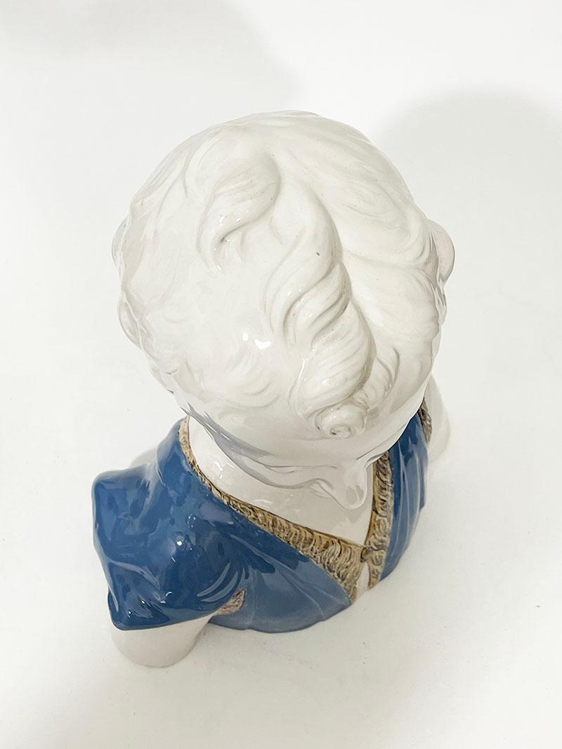Italiano Busto in terracotta di Giovanni Battista, 1900 ca. in vendita