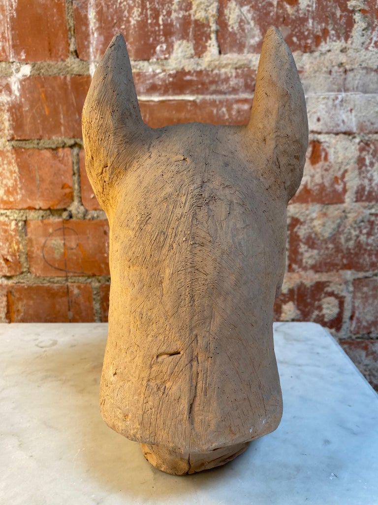 Italian Terracotta Cane Corso Sculpture 1980 For Sale at 1stDibs