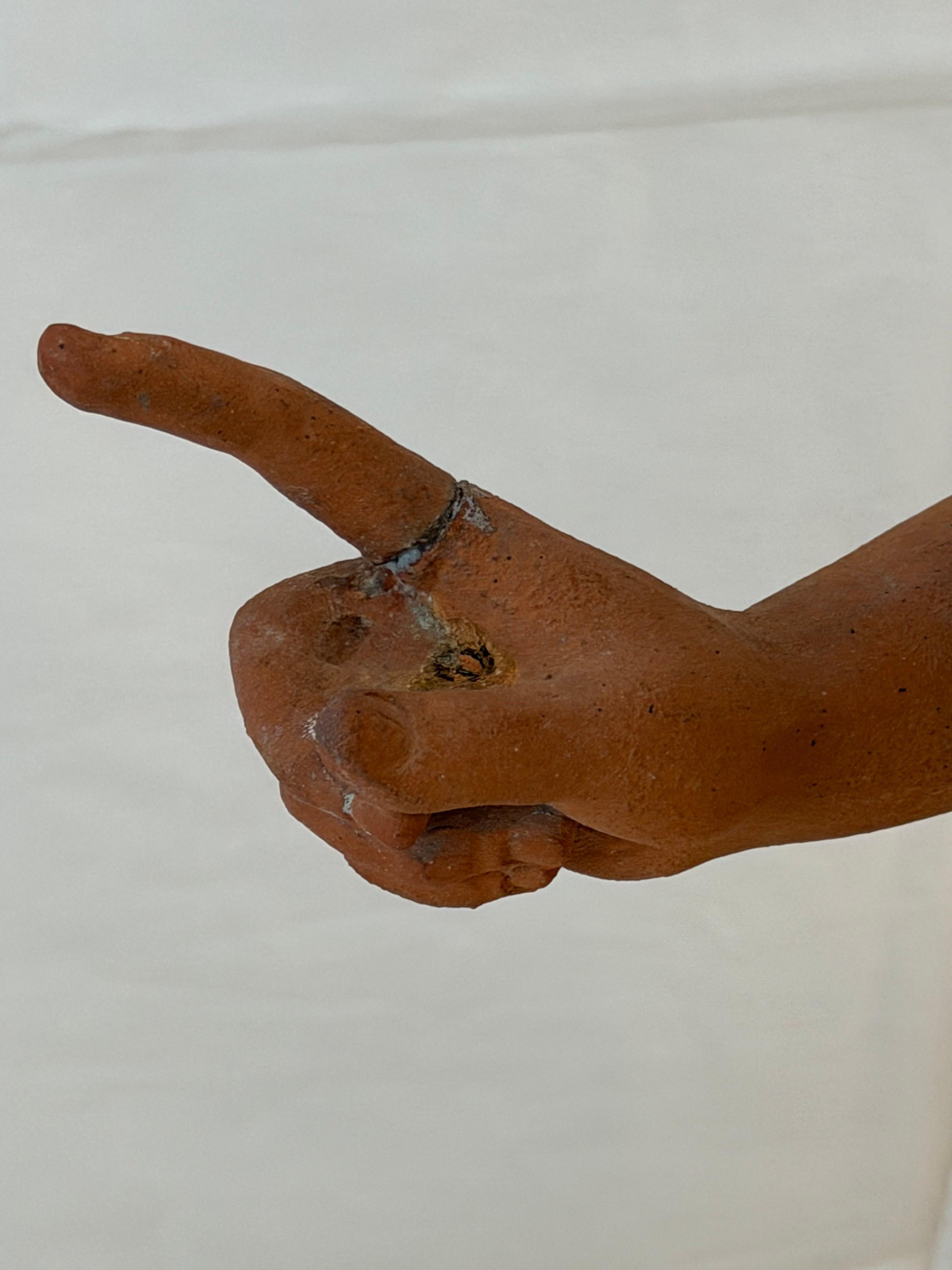 Figura maschile classica in terracotta italiana, 1900 circa in vendita 7