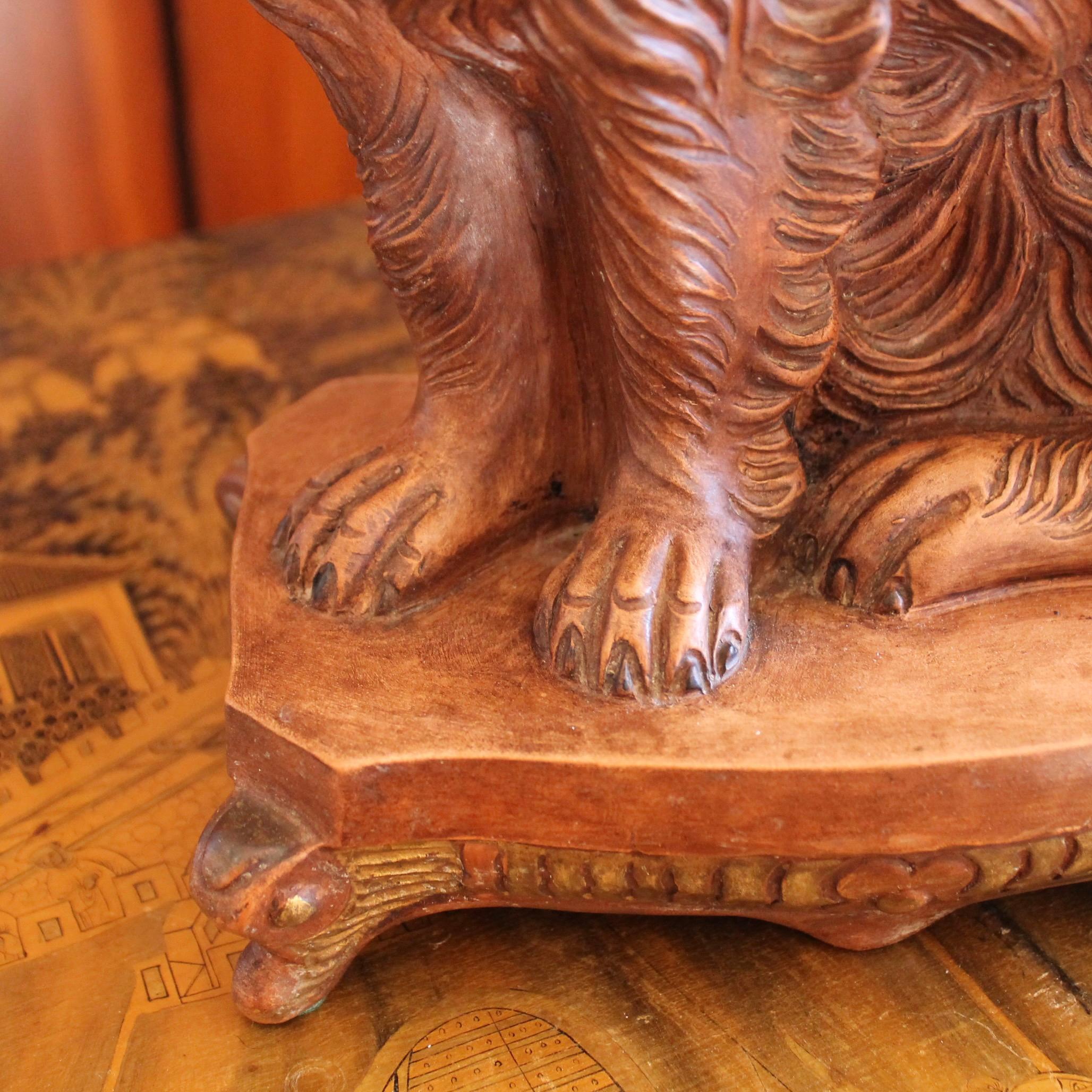 Italian Terracotta Dog - A King Charles Spaniel For Sale 4