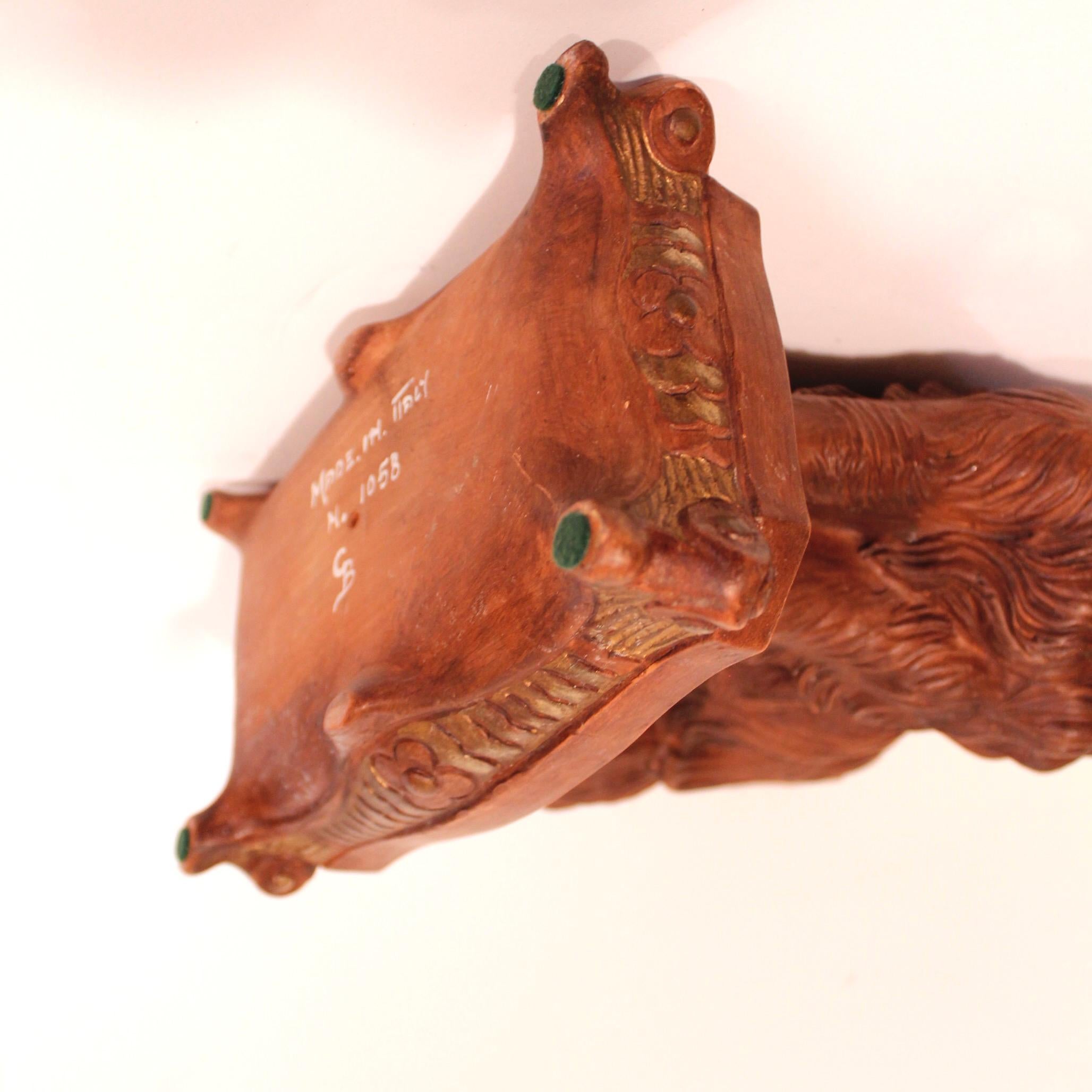 Italian Terracotta Dog - A King Charles Spaniel For Sale 5