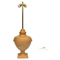Italian Terracotta Lamp as a Roman "Olla" Shape