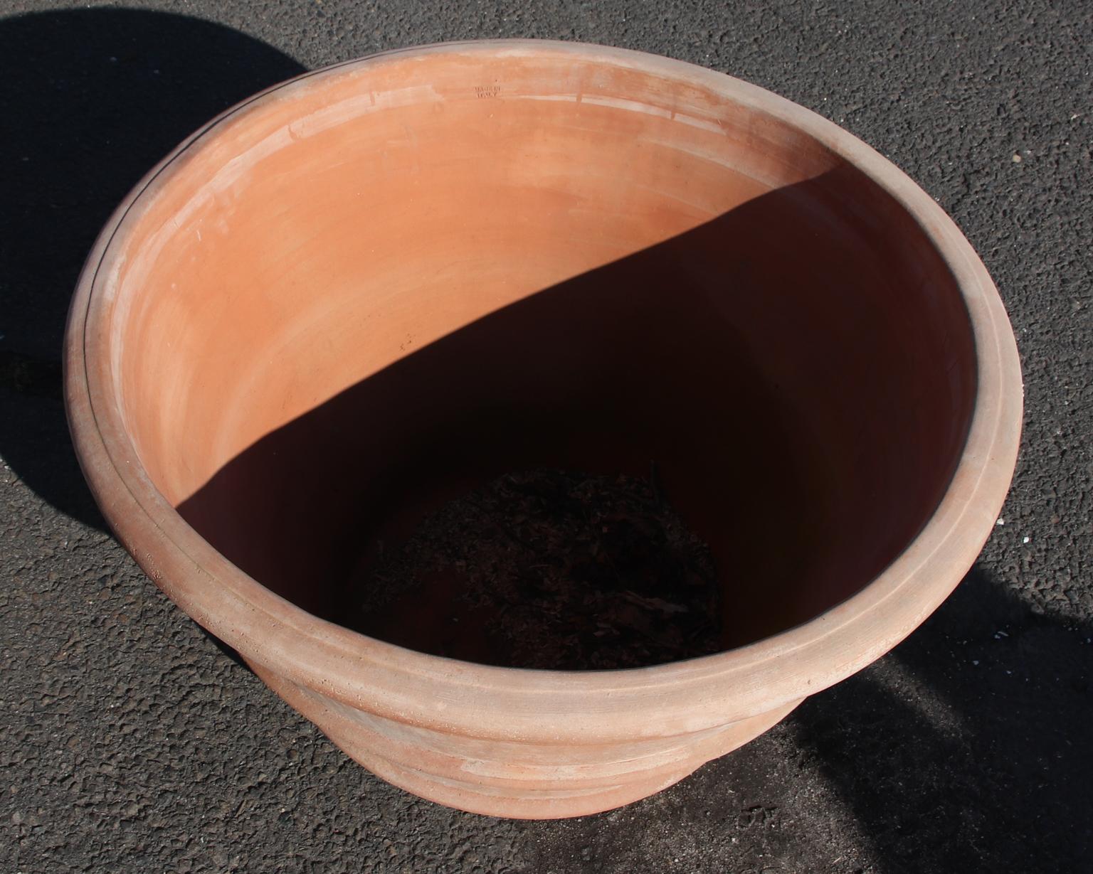 Contemporary Large Italian Terra Cotta Planter