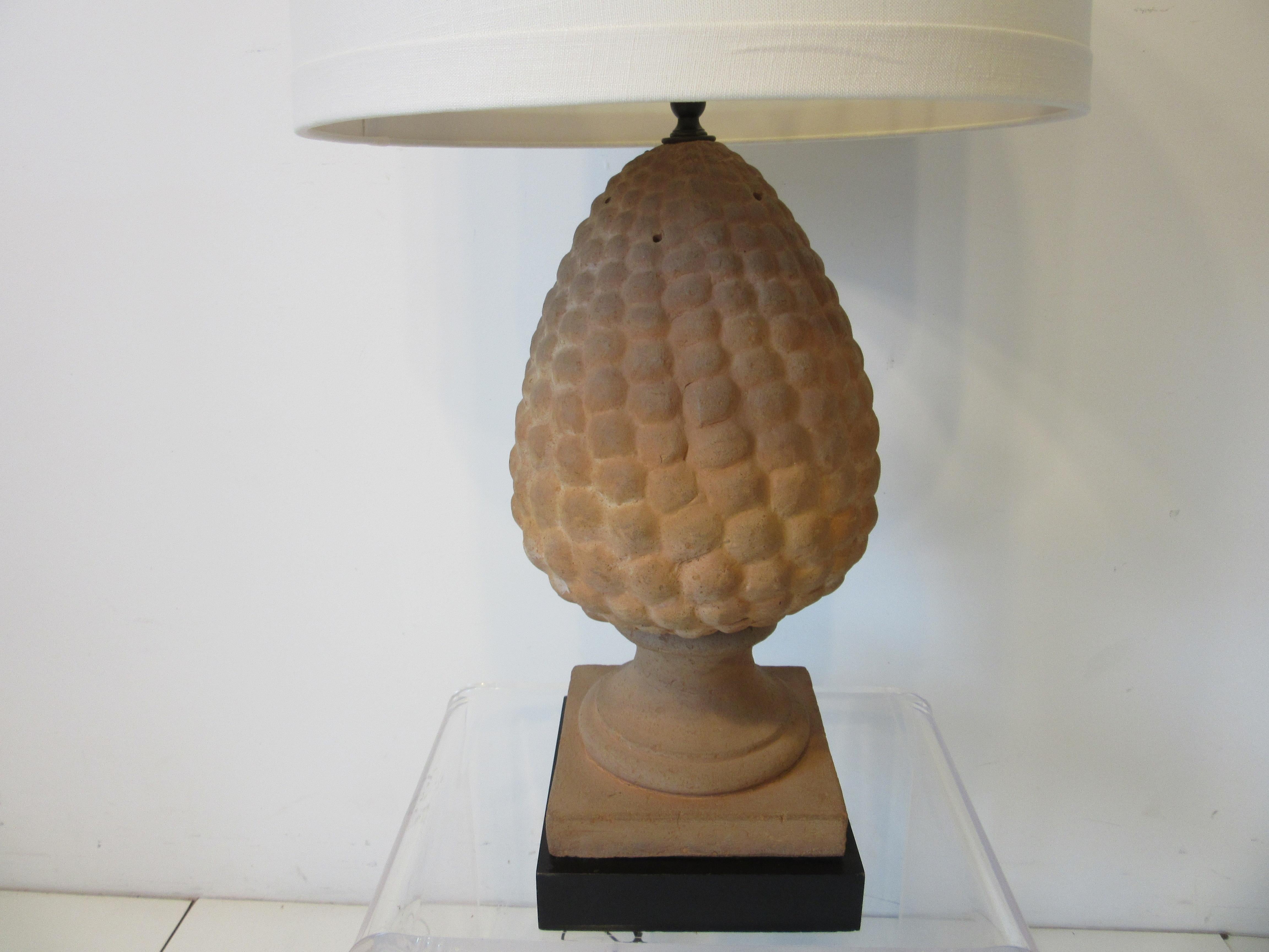 Italian Terracotta Table Lamp 1