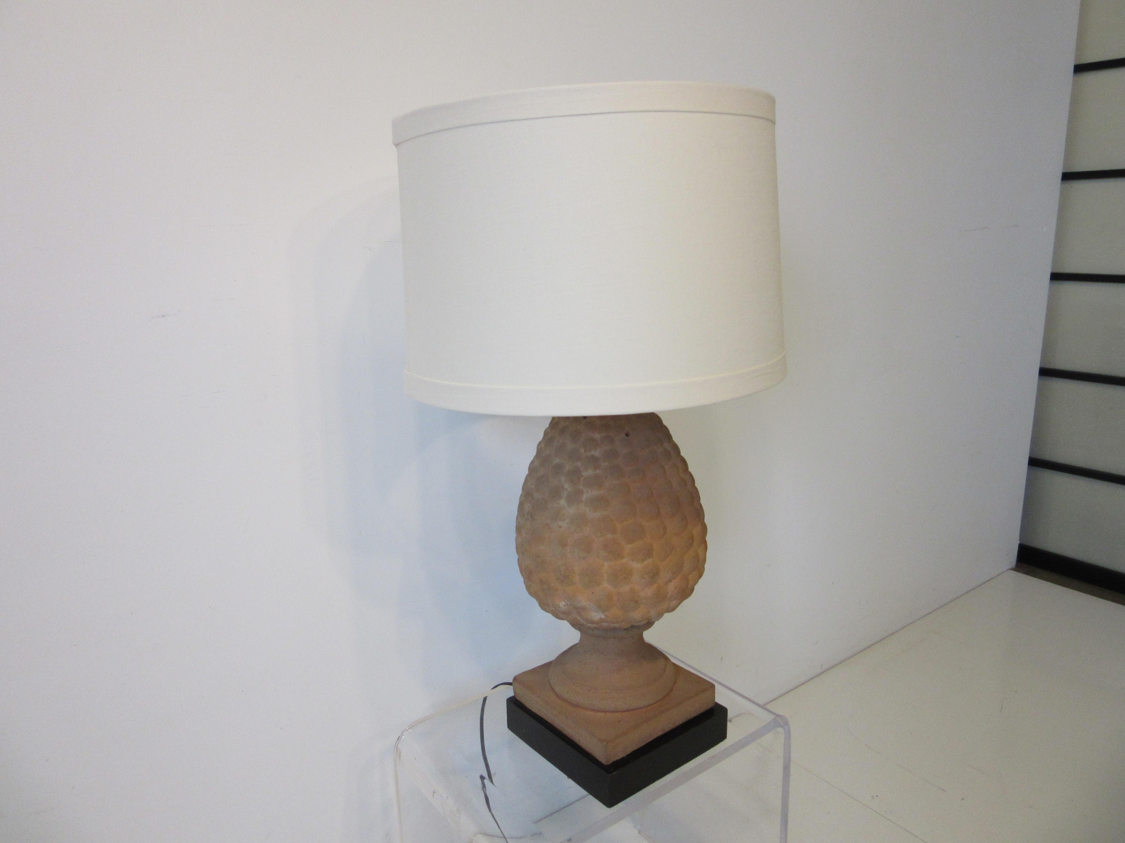 Italian Terracotta Table Lamp 3