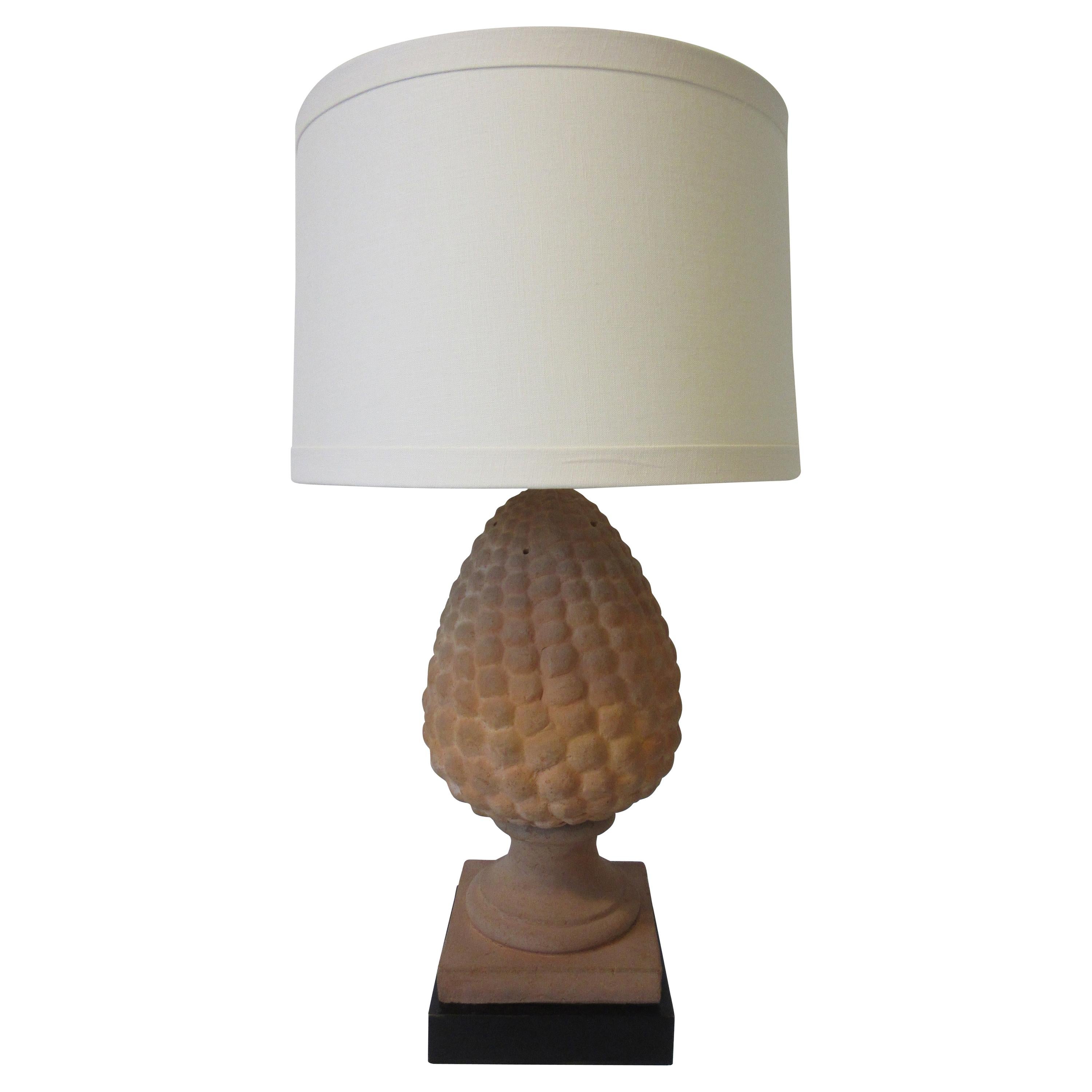 Italian Terracotta Table Lamp