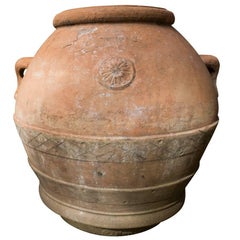 Italian Terracotta Urn from Tuscany, circa 19th Century