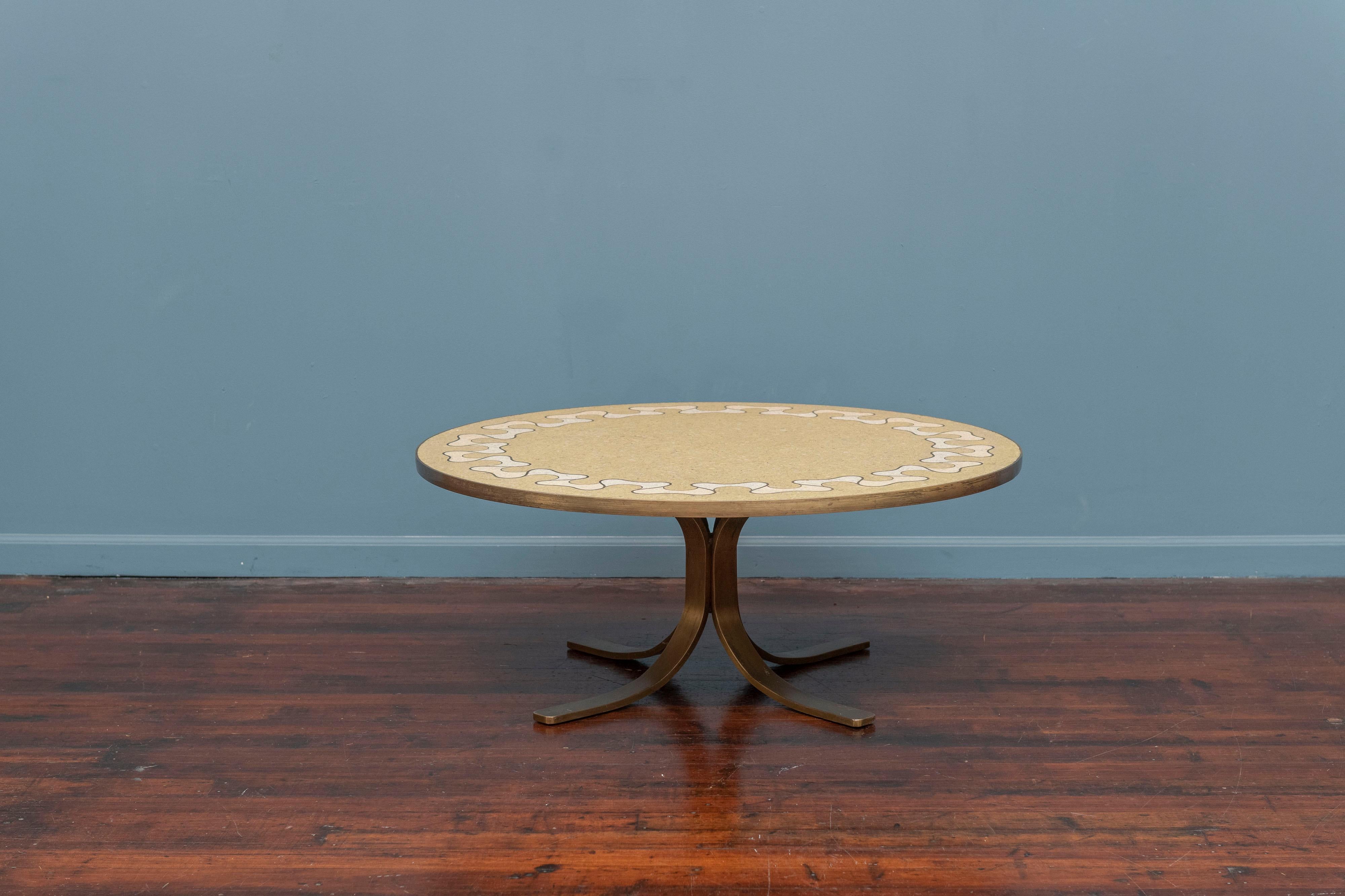 Mid-Century Modern Italian Terrazzo Coffee Table