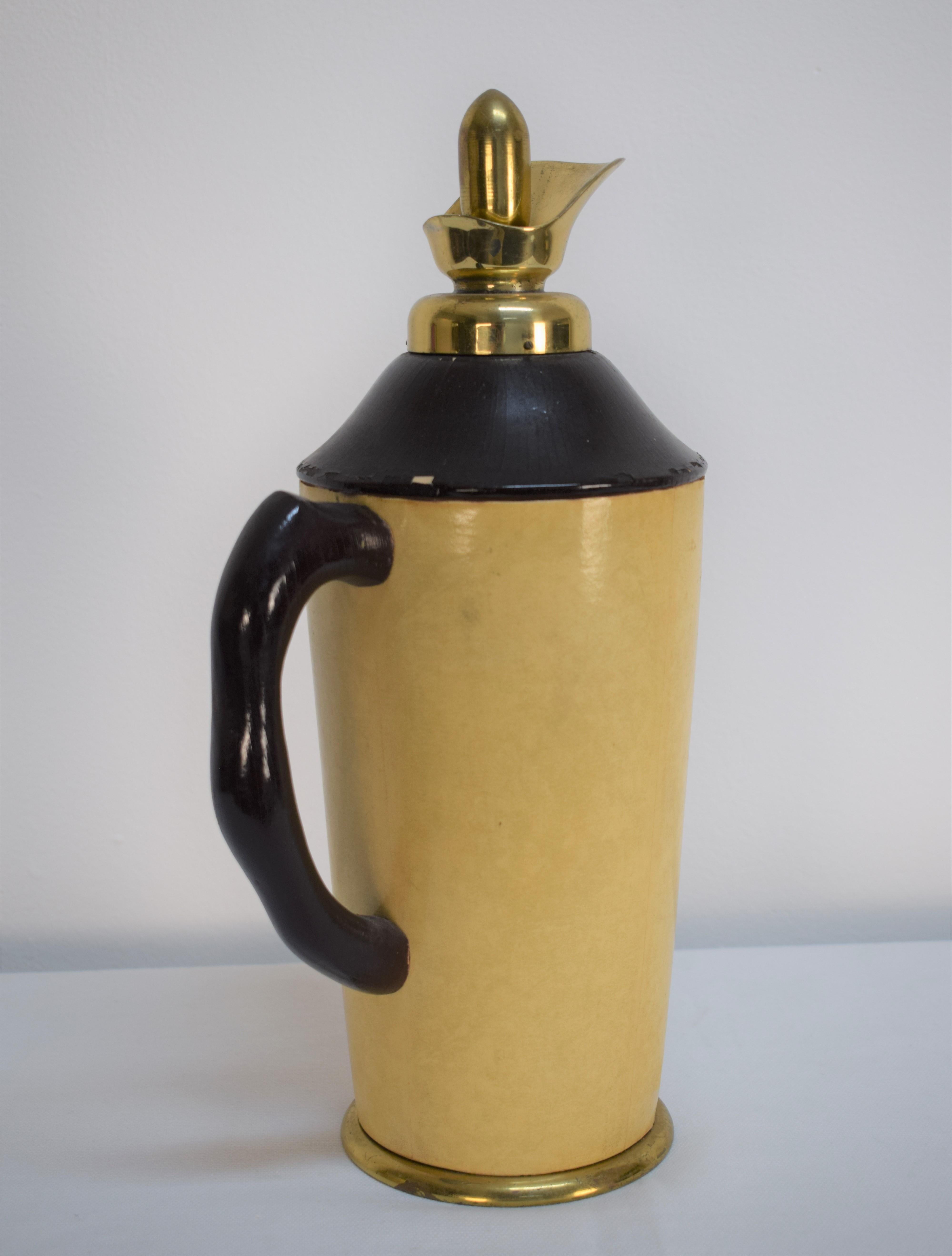 Mid-Century Modern Italian thermos by Aldo Tura for Macabo, 1960s For Sale