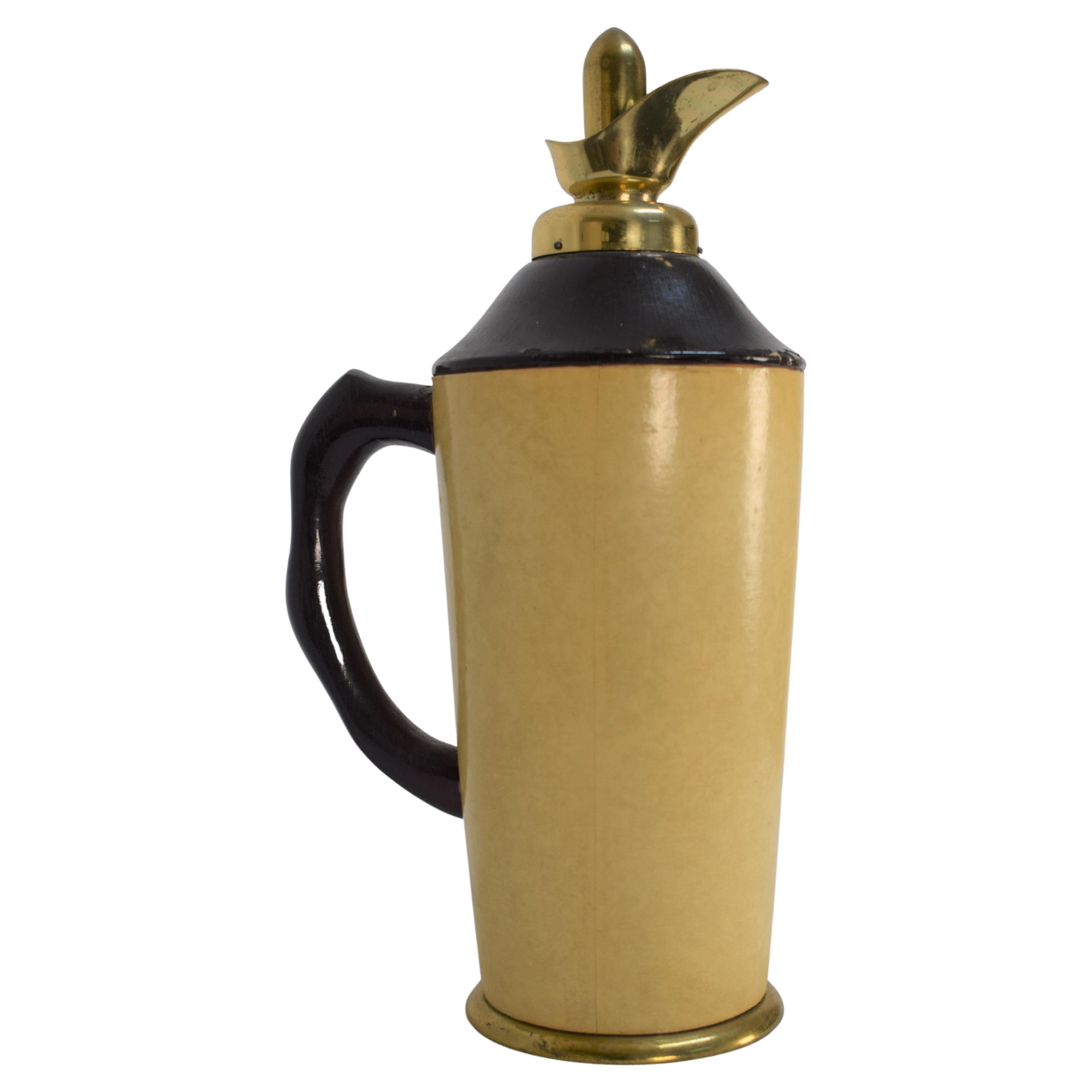 Italian thermos by Aldo Tura for Macabo, 1960s For Sale