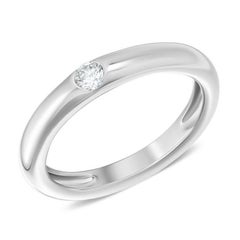 Italian Three in One Blue Sapphire Diamond White Gold Ring for Her