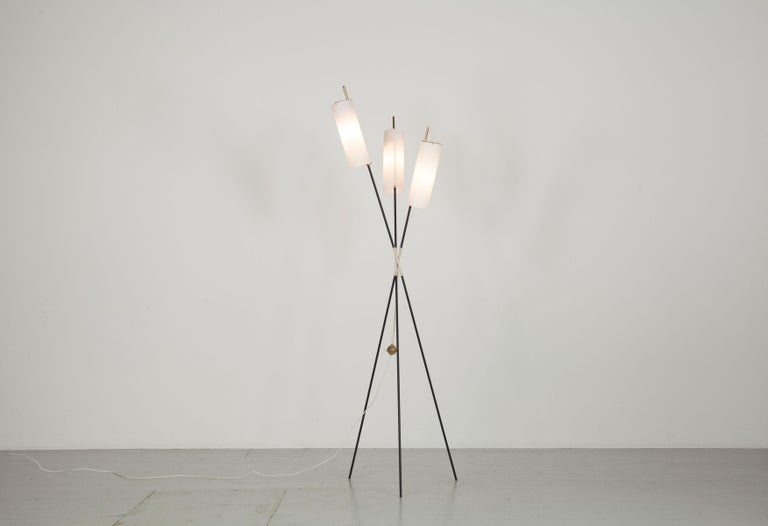 Italian Three-legged Stillux Floor lamp from the 50s. For Sale at 1stDibs