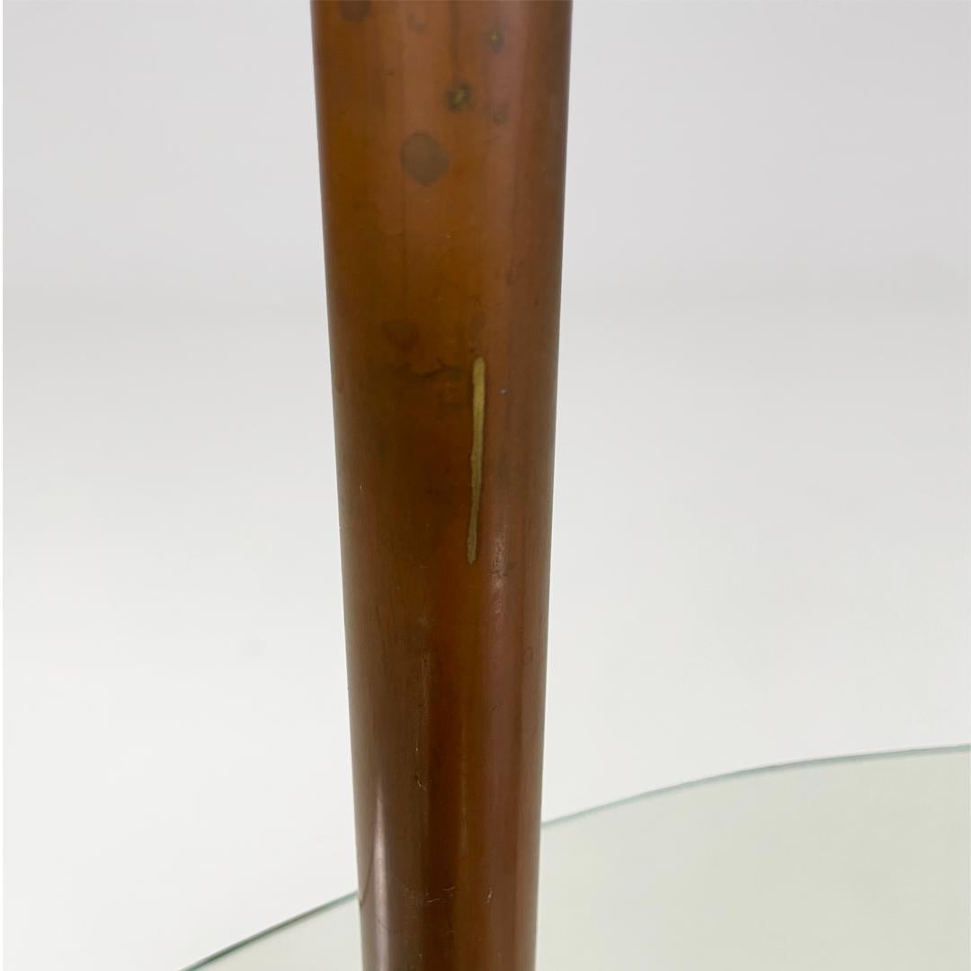 Italian three-shelf console table in metal and glass, 1920s in vendita 12