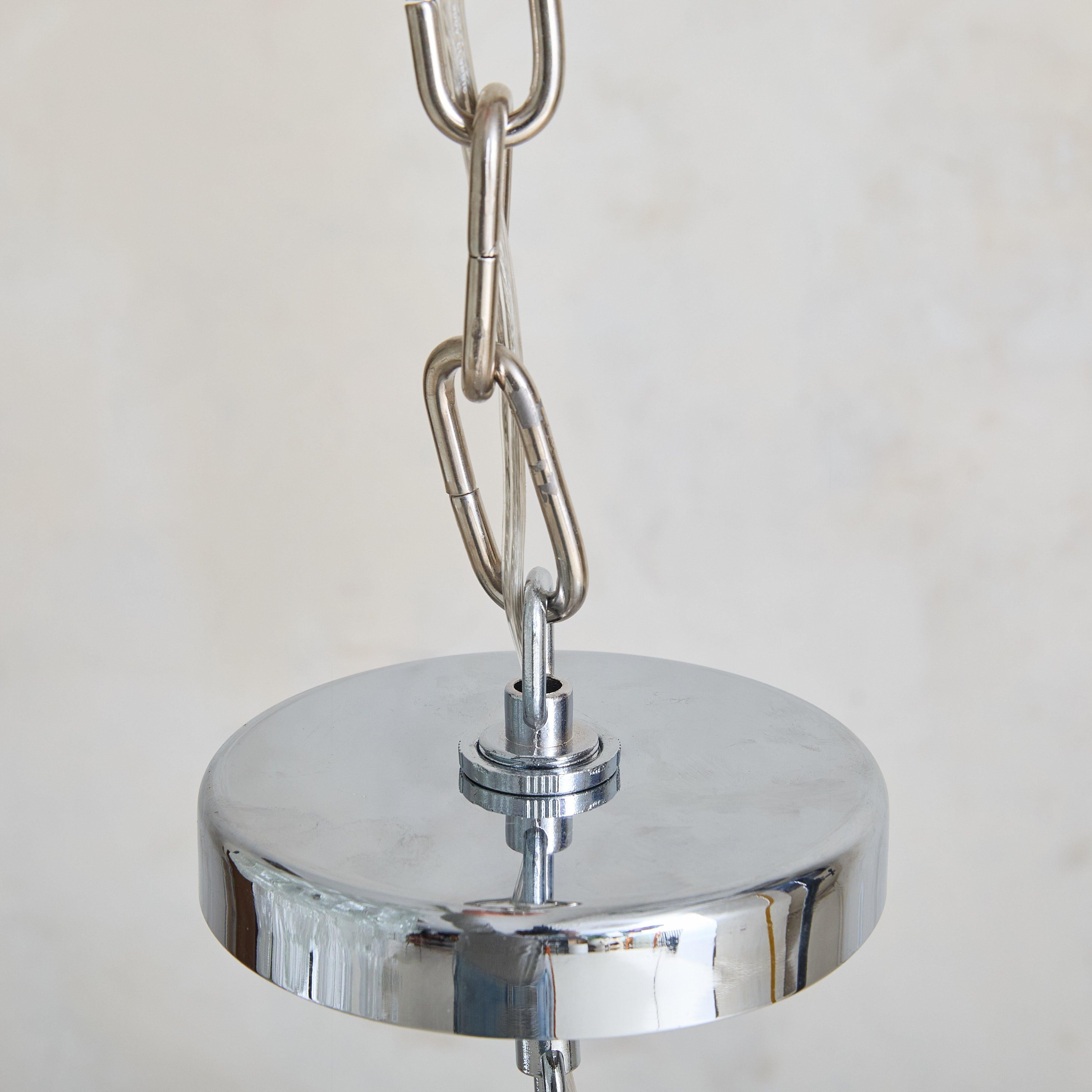 Italian Tiered Murano Glass Chandelier Attributed to Archimede Seguso, 1950s in vendita 4