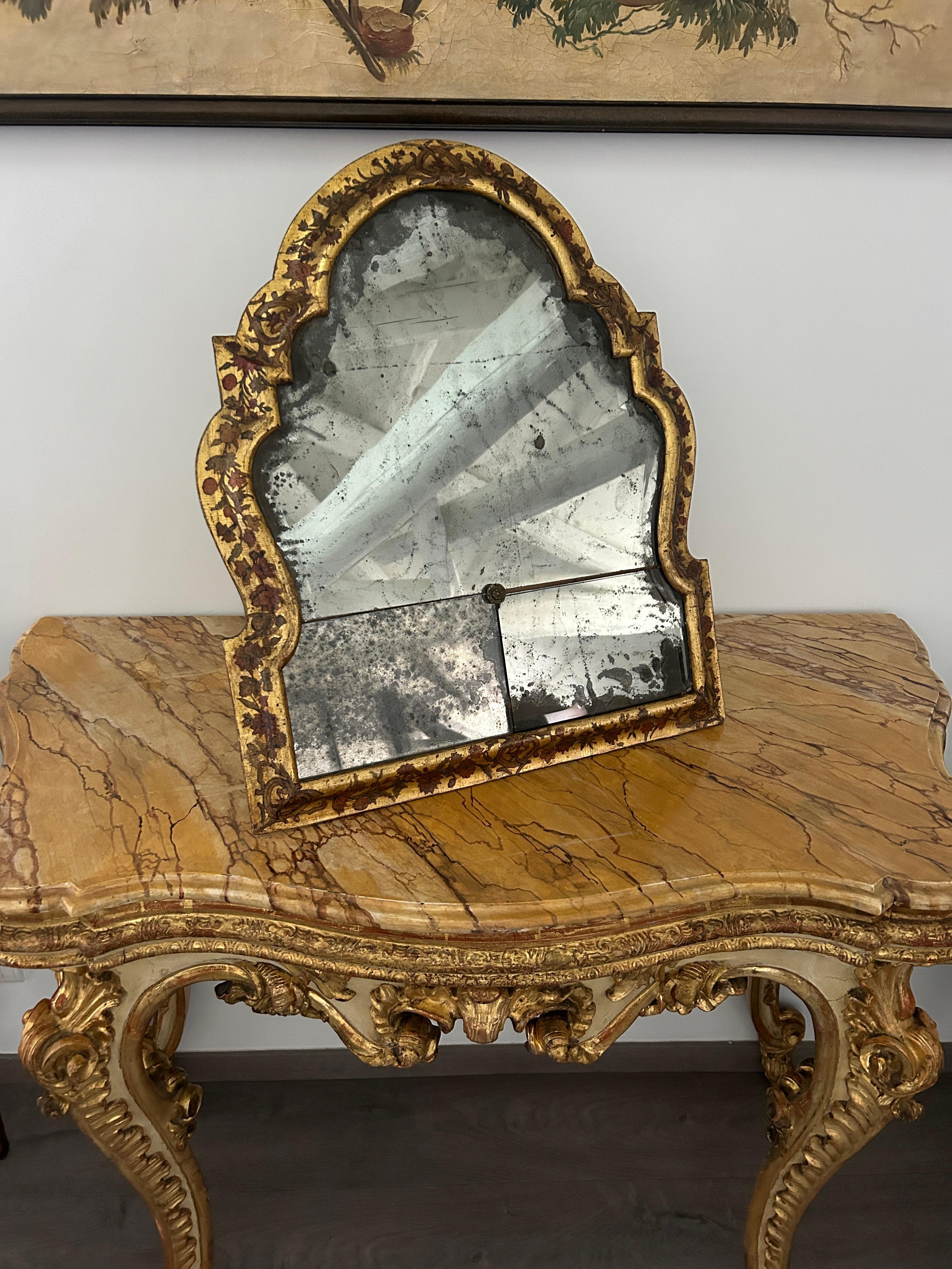 Italian Toilet Mirror In Good Condition For Sale In VILLENEUVE-LÈS-AVIGNON, FR