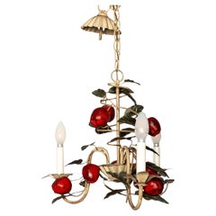 Italian Tole Apple Chandelier